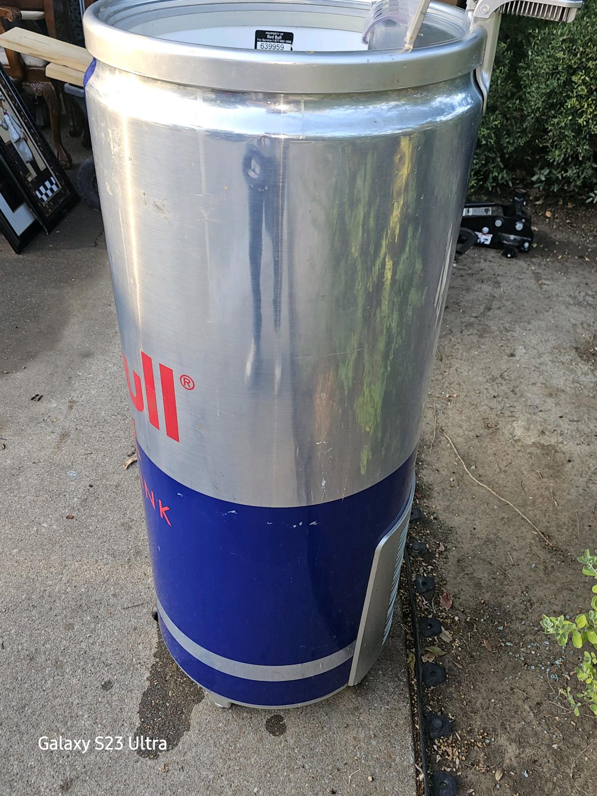 Red Bull Energy Drink Can Cooler  Rolling Beverage Cooler  R - Fort Worth, Texas - FleaMarketBay