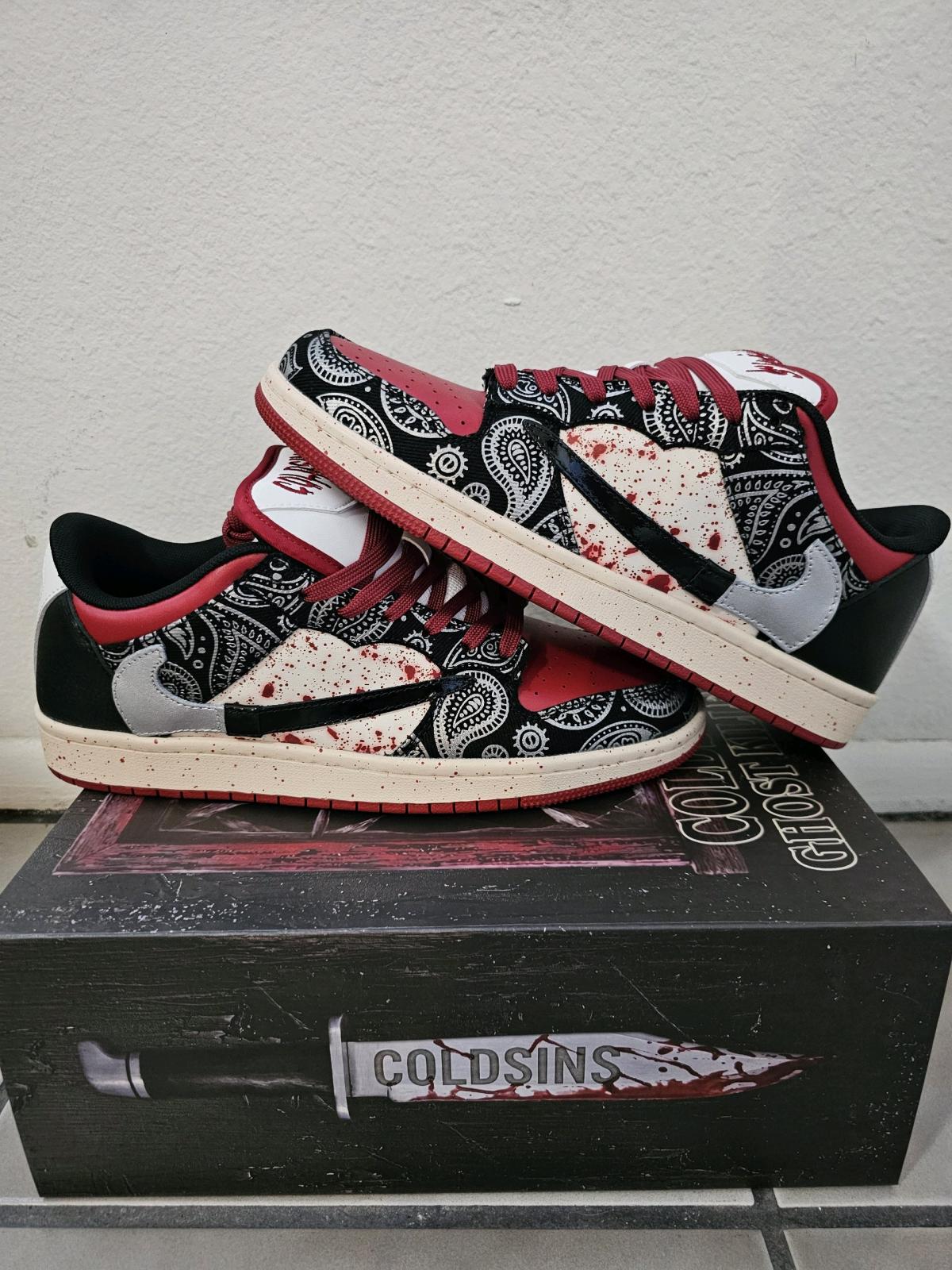 Cold Sin GhostFace Custom Shoes - Bradenton, Florida - FleaMarketBay
