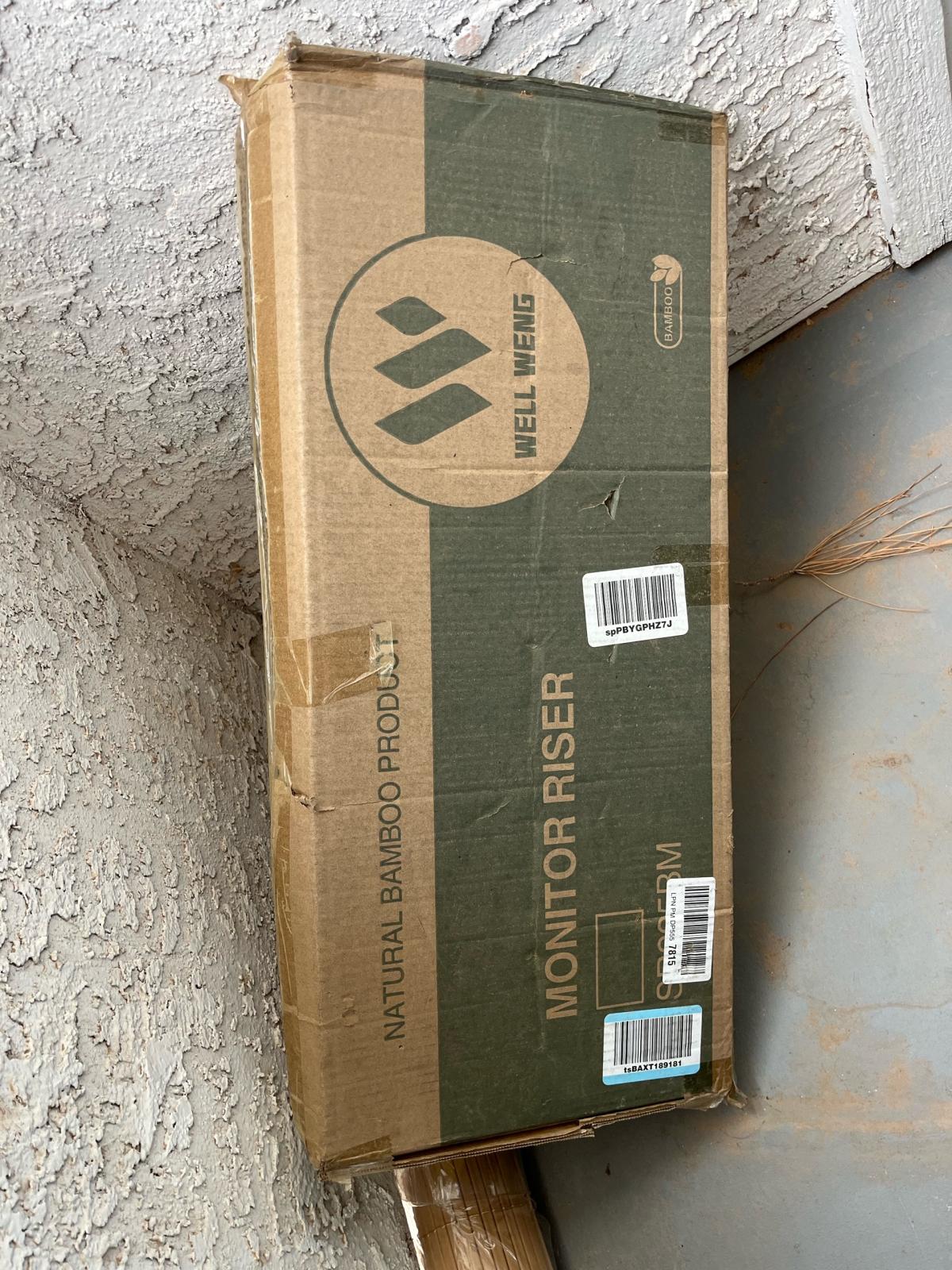 Natural bamboo monitor riser - Phoenix, Arizona - FleaMarketBay
