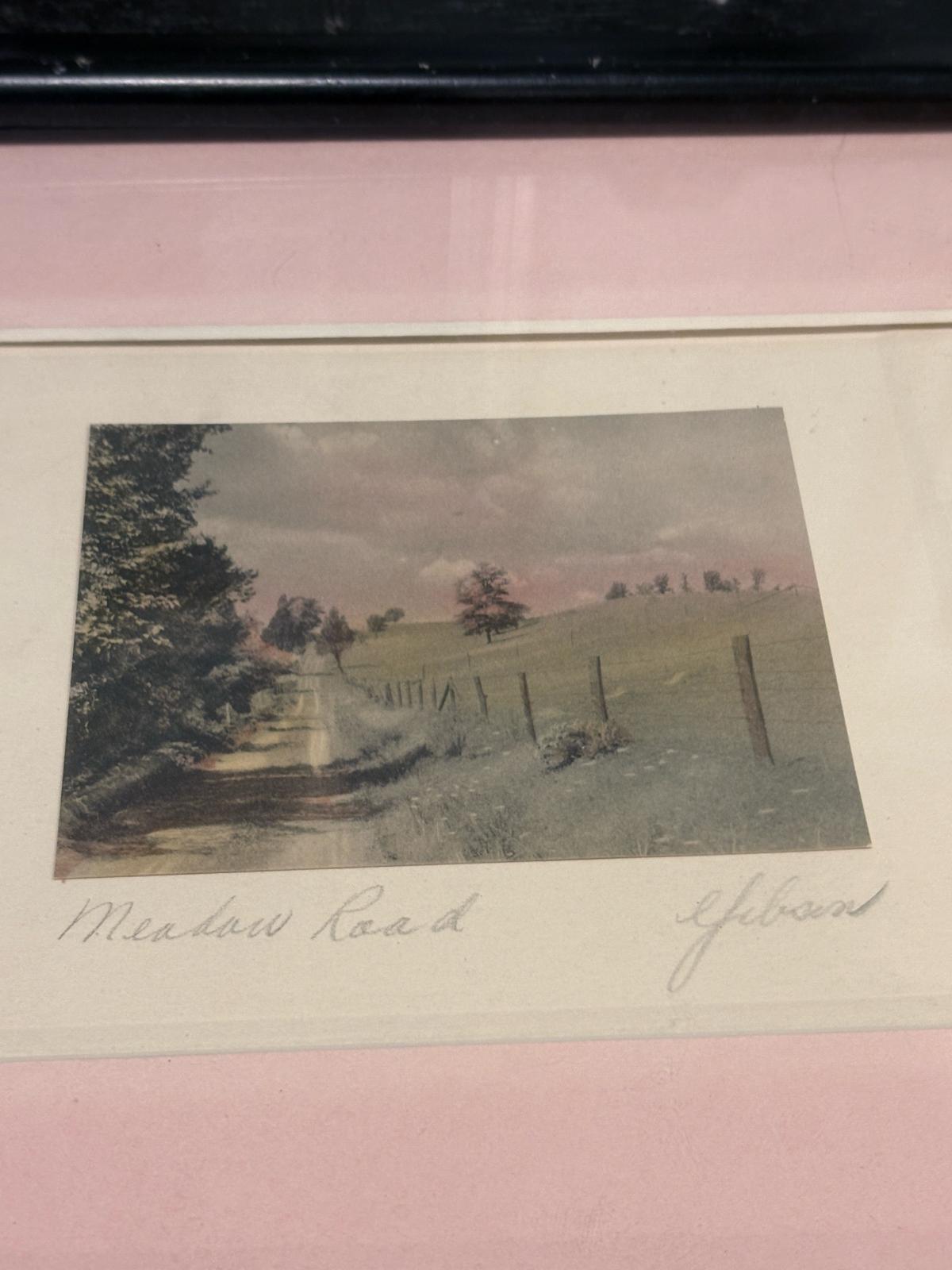 Antique framed hand colored photographs by Gibson 1900 - Tucson, Arizona - FleaMarketBay
