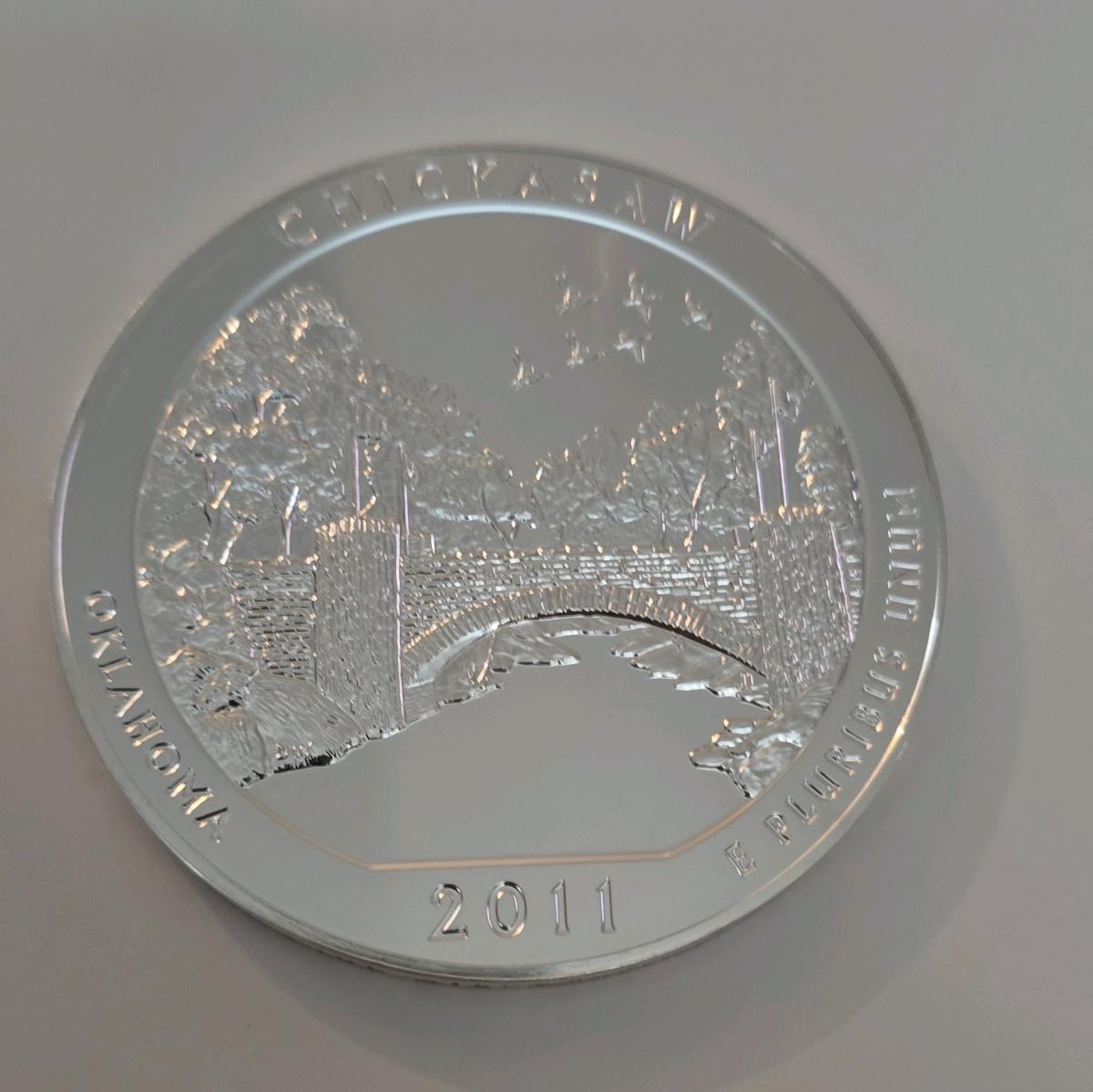 5oz silver minted as quarter dollar - Mora, Minnesota - FleaMarketBay