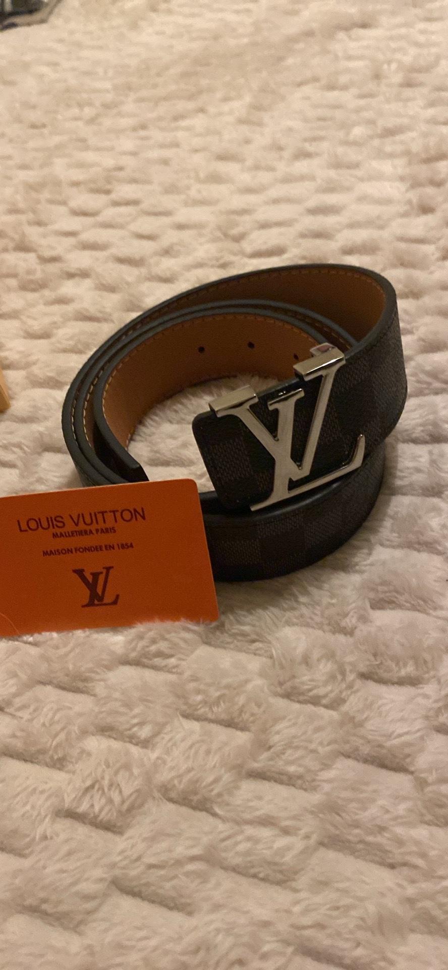 Louis Vuitton Damier Graphite LV Initiales Belt - Atlanta, Georgia - FleaMarketBay