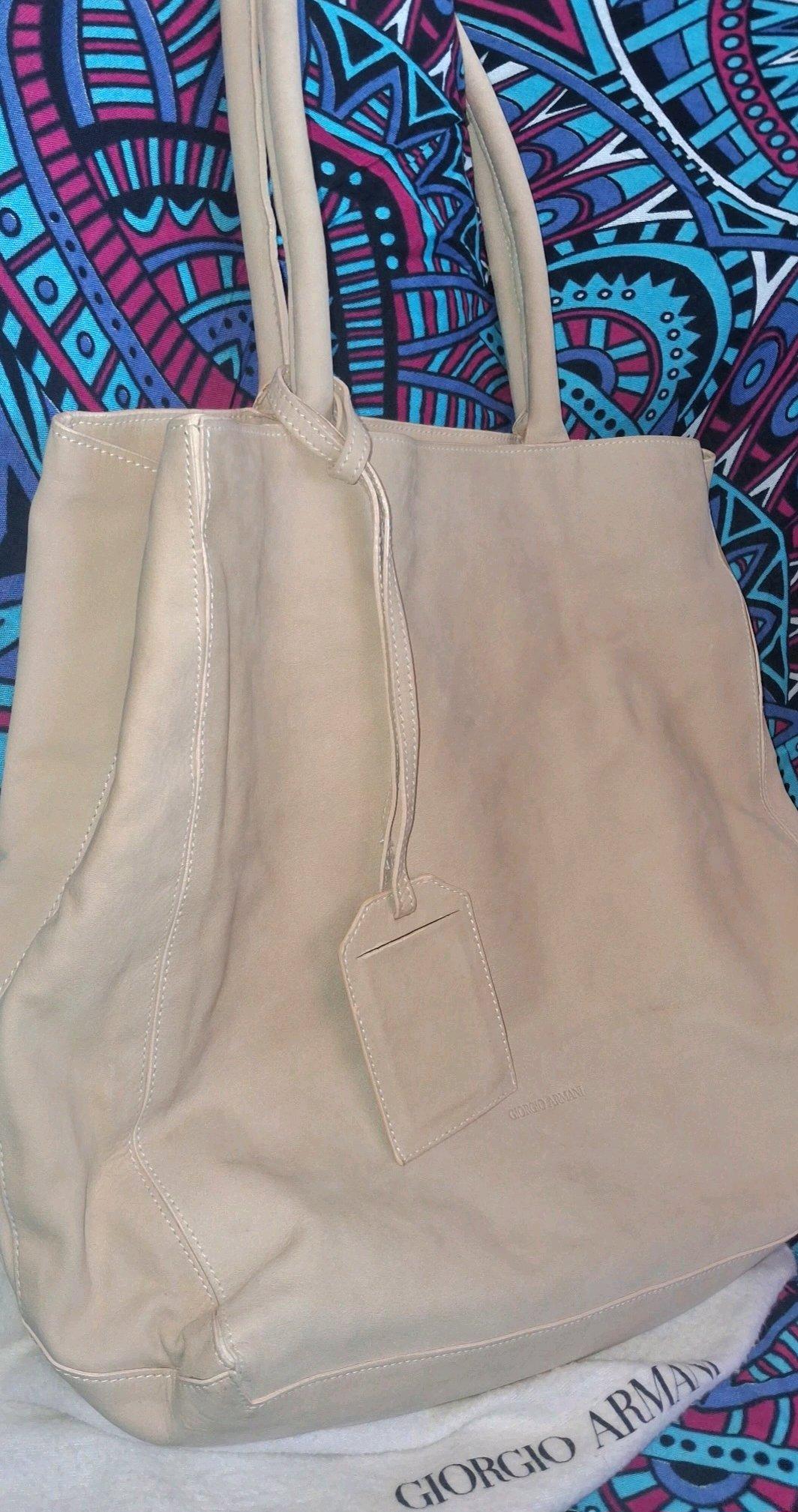 Giorgio Armani White Leather Soft Calfskin - Adelanto, California - FleaMarketBay