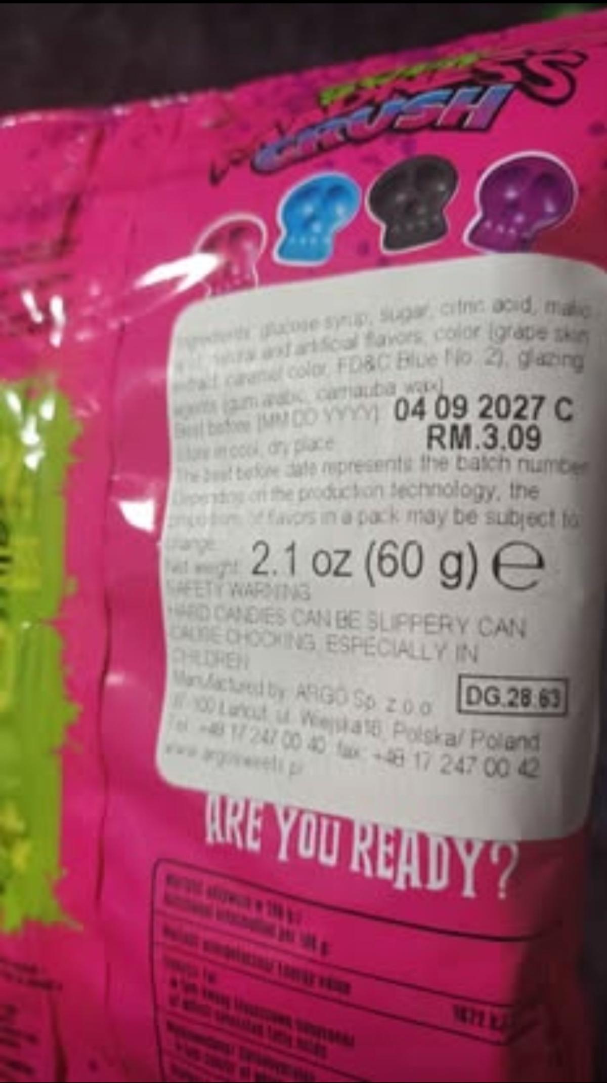2x WarHeads Ropes nd Sour Hard Candy nd KoolAid Cotton Candy - Bakersfield, California - FleaMarketBay