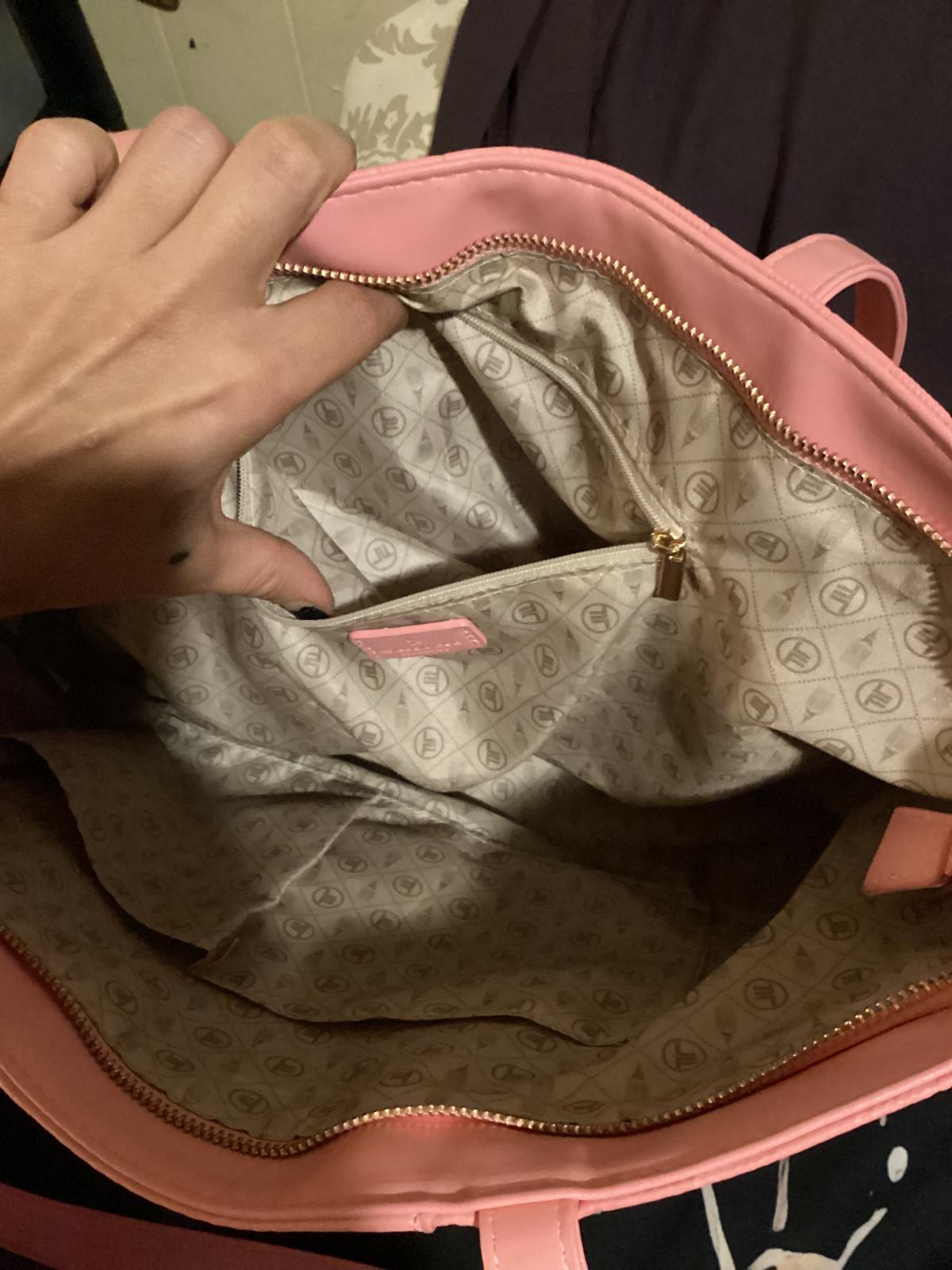 New Large London Fog Pink Leather Purse with original price. - , Tennessee - FleaMarketBay