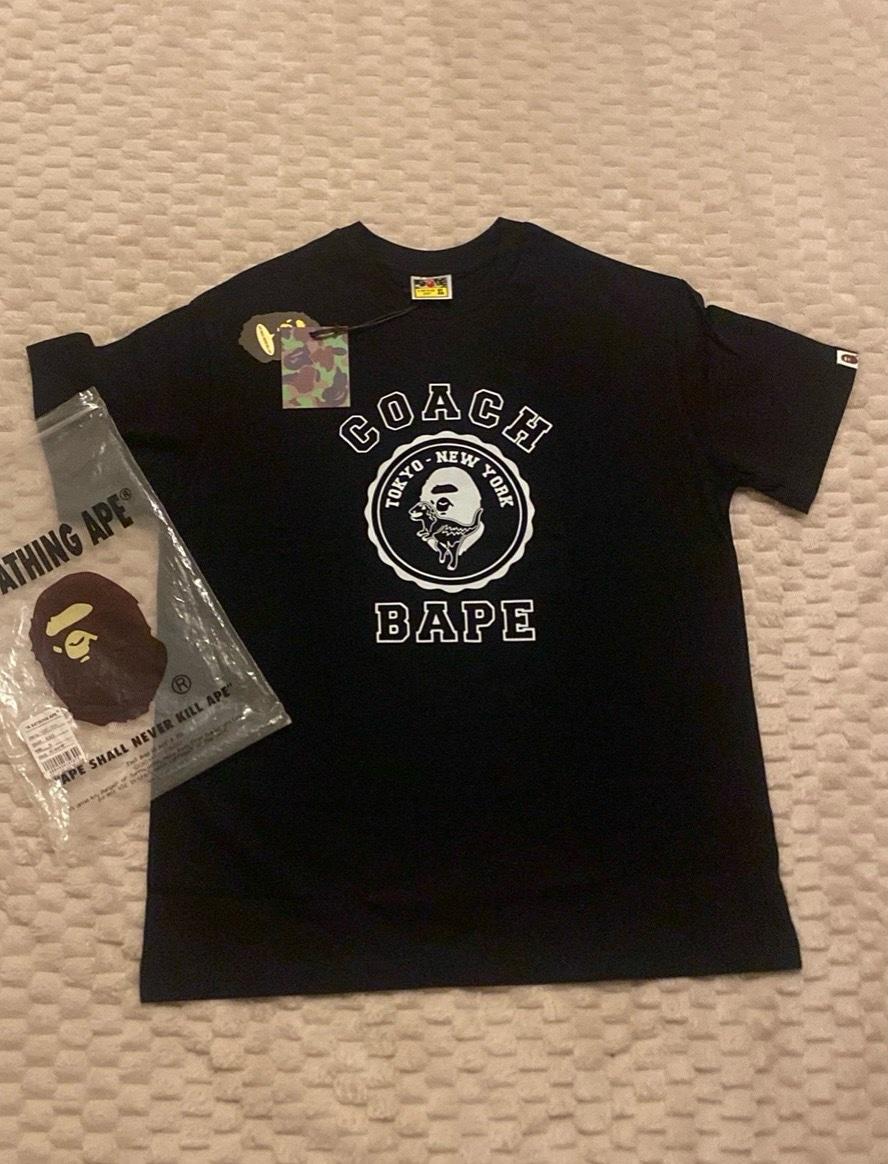 BAPE x Coach Collaboration TShirt Black - Atlanta, Georgia - FleaMarketBay