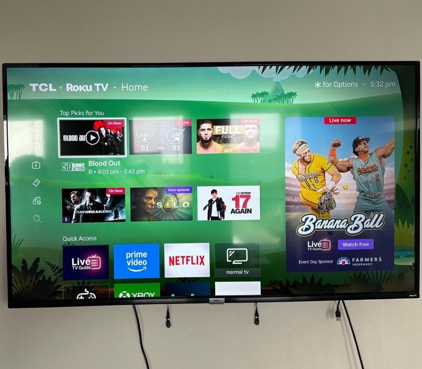 TCL 55inch 4K Ultra HD HDR Smart Roku TV - Westford, Massachusetts - FleaMarketBay