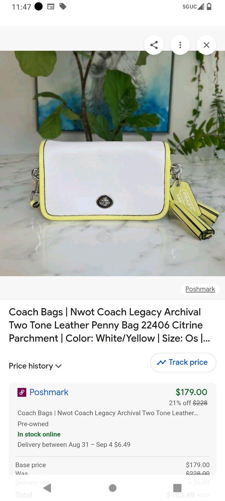 coach crossbody bag great condition - San Joaquin, California - FleaMarketBay