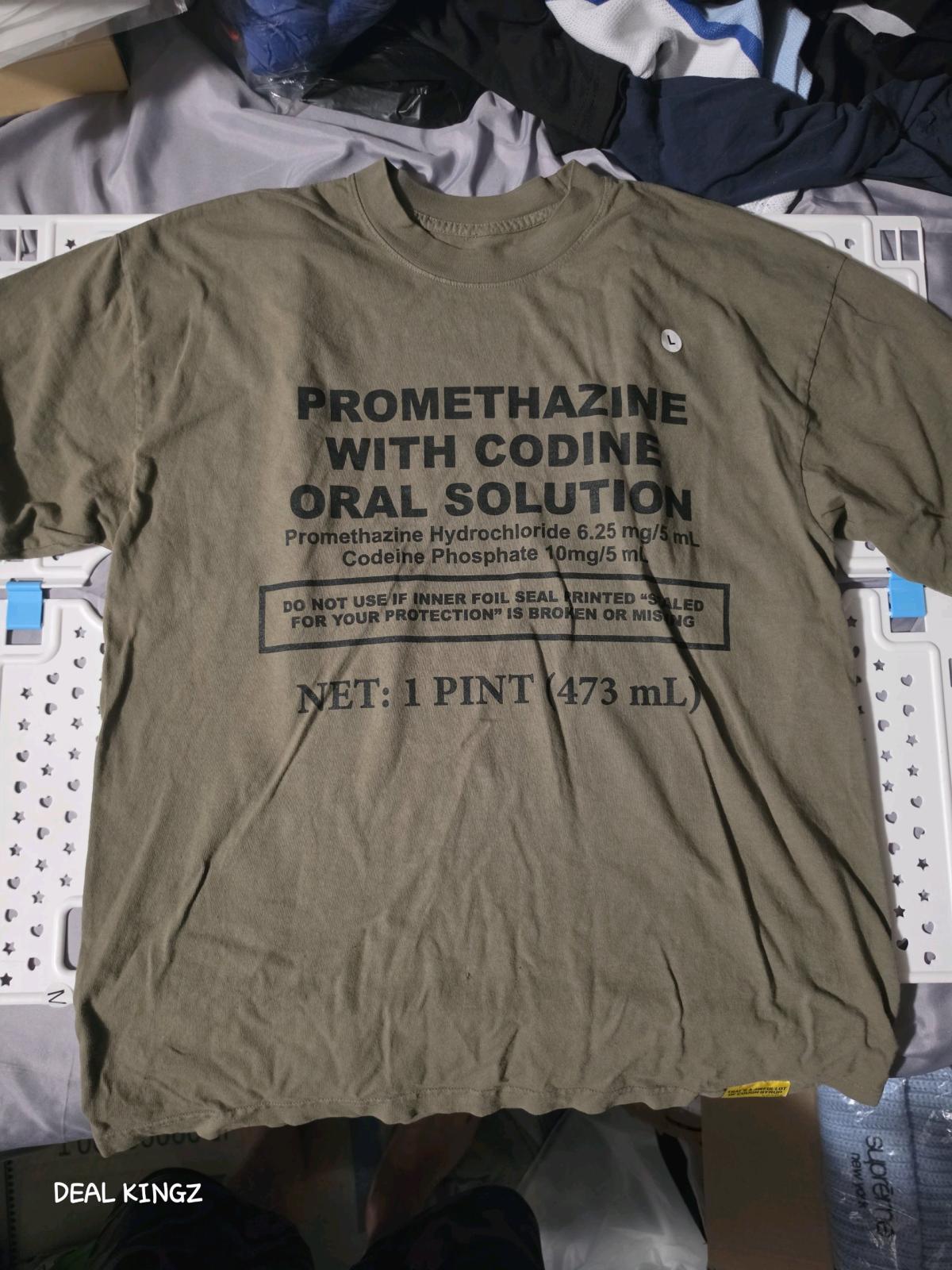 Brand new 100 Authentic cough syrup tee by Desto dubb - Forked River, New Jersey - FleaMarketBay