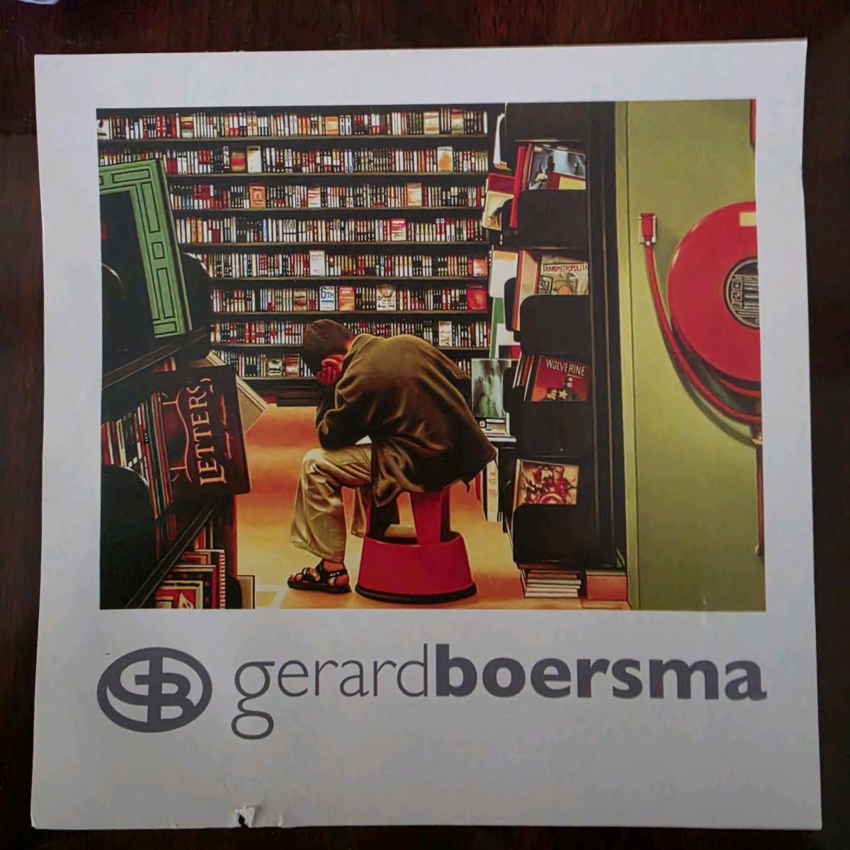 Gerard Boersma painting with black frame - Tampa, Florida - FleaMarketBay