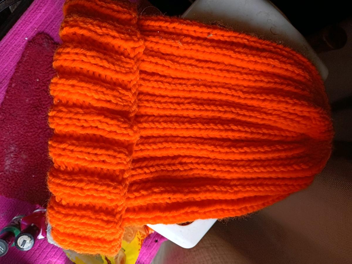 A Nice Womens New Orange Winter Beenie Hat - Swansea, South Carolina - FleaMarketBay