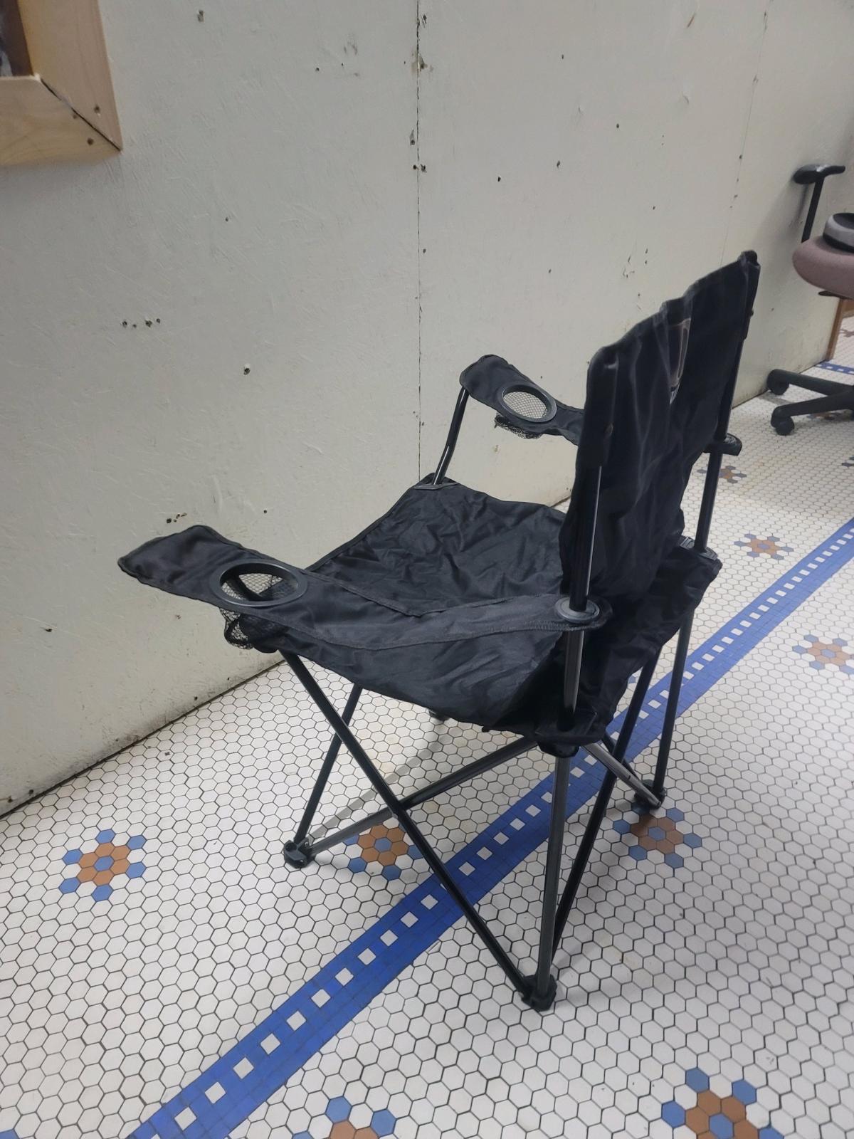 Used Folding Chair With Donna Emblem On Back Bag Included - Mercedes, Texas - FleaMarketBay