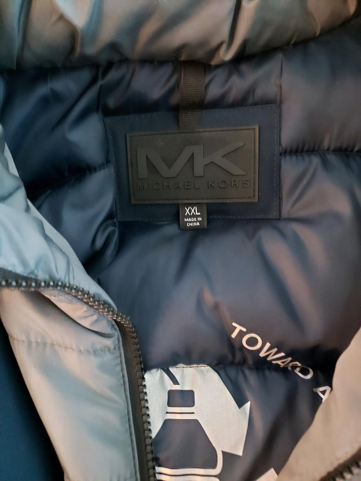 Michael Kors Mens Navy Hooded Bib Snorkel Parka - Ontario, California - FleaMarketBay