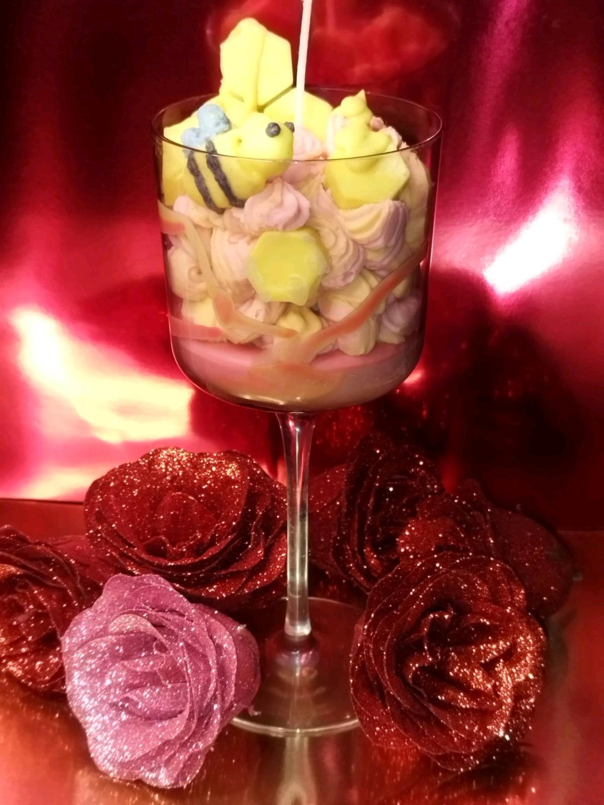 HoneyBeeShaped fresh floral Scented Candle - Houston, Texas - FleaMarketBay
