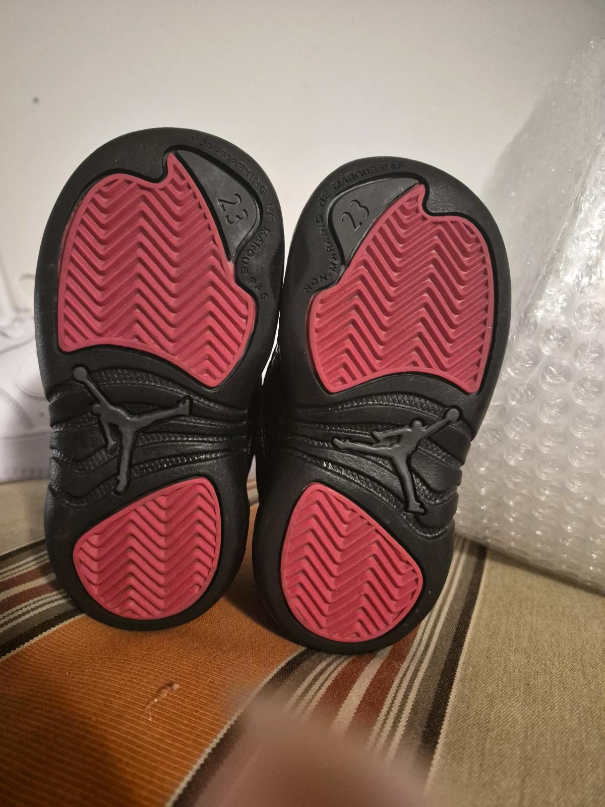 Air Jordan 12 Retro Toddler Sneakers  Black - Lake Worth, Florida - FleaMarketBay