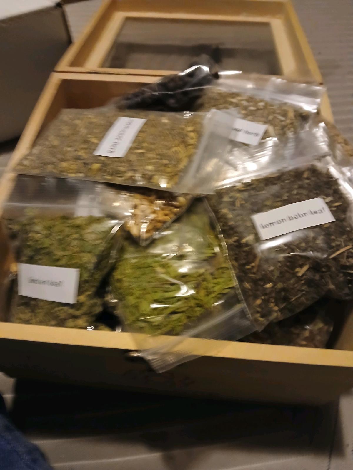 crystals lots of herbs berry teas sage - Clio, Michigan - FleaMarketBay