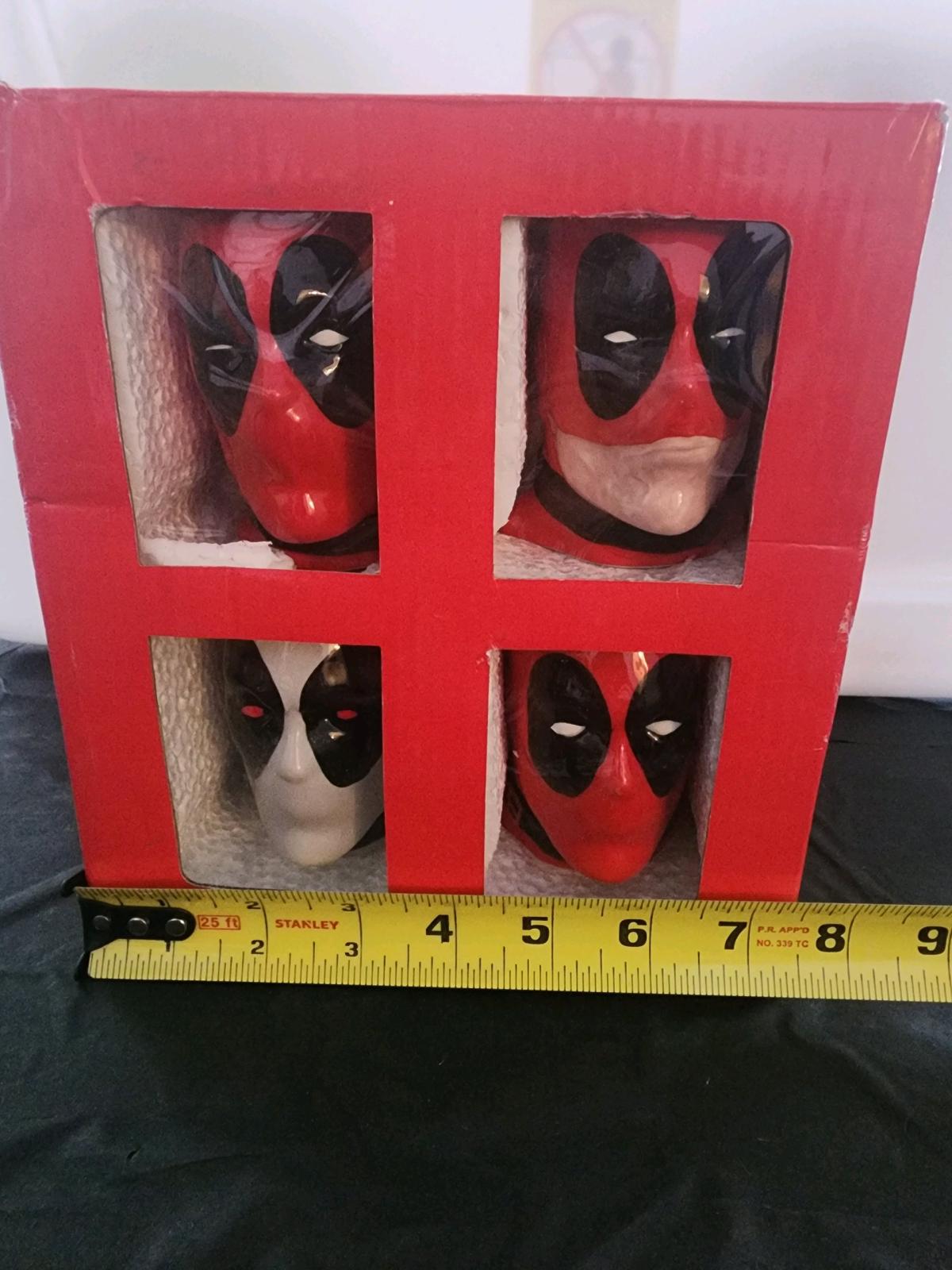 Marvel Deadpool Ceramic Mini Mug Set - Palatine Bridge, New York - FleaMarketBay