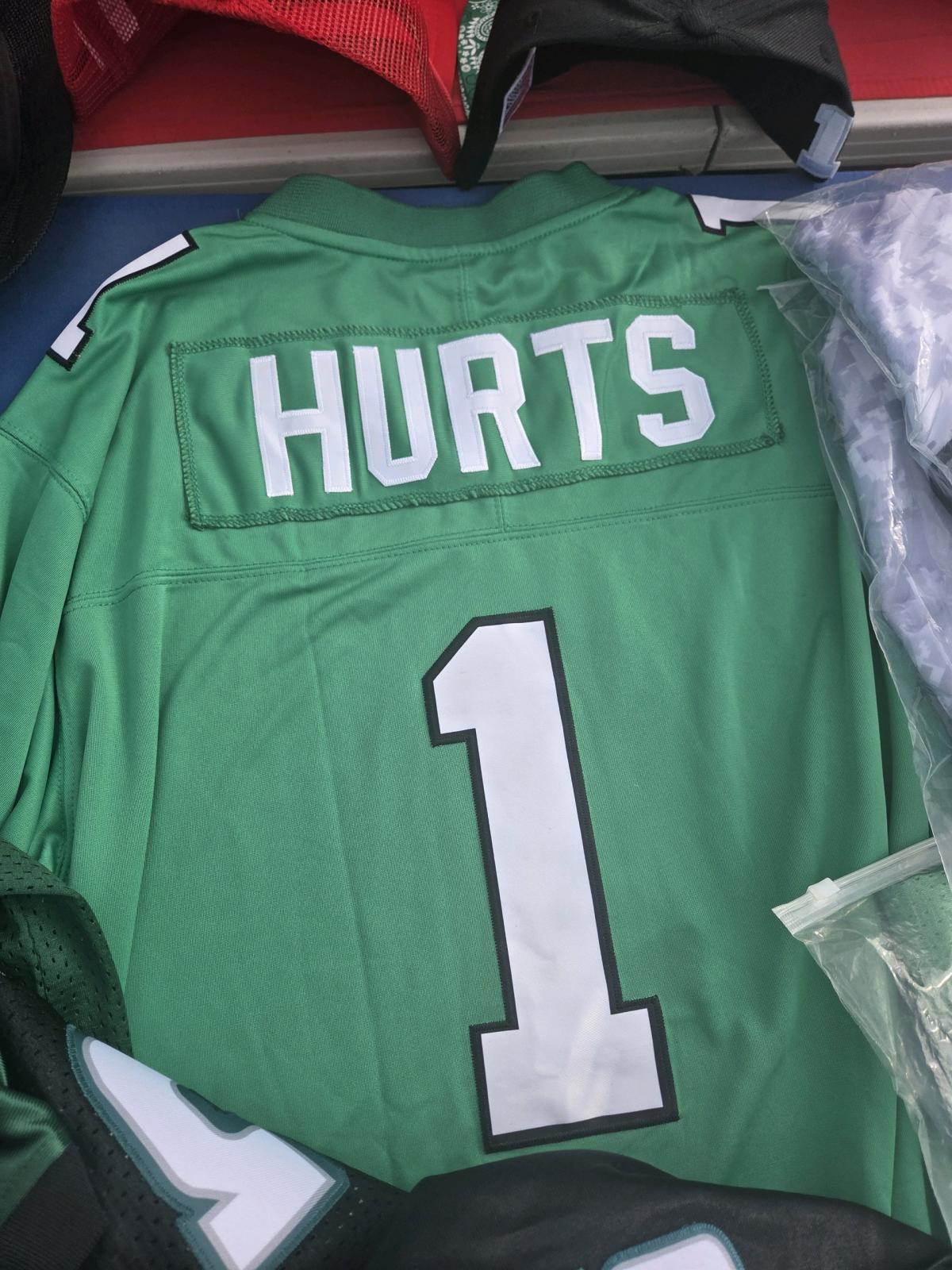 Eagles Jerseys Sizes in pic - Lansdale, Pennsylvania - FleaMarketBay