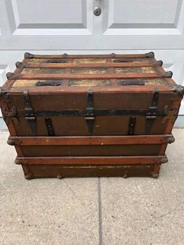 19th century steamer trunk - Linthicum Heights, Maryland - FleaMarketBay