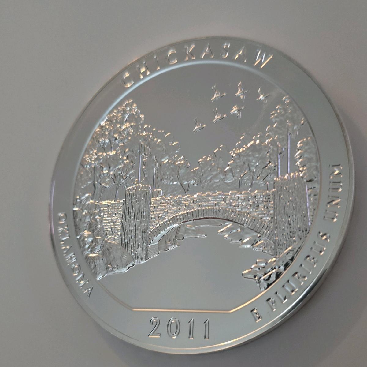 5oz silver minted as quarter dollar - Mora, Minnesota - FleaMarketBay