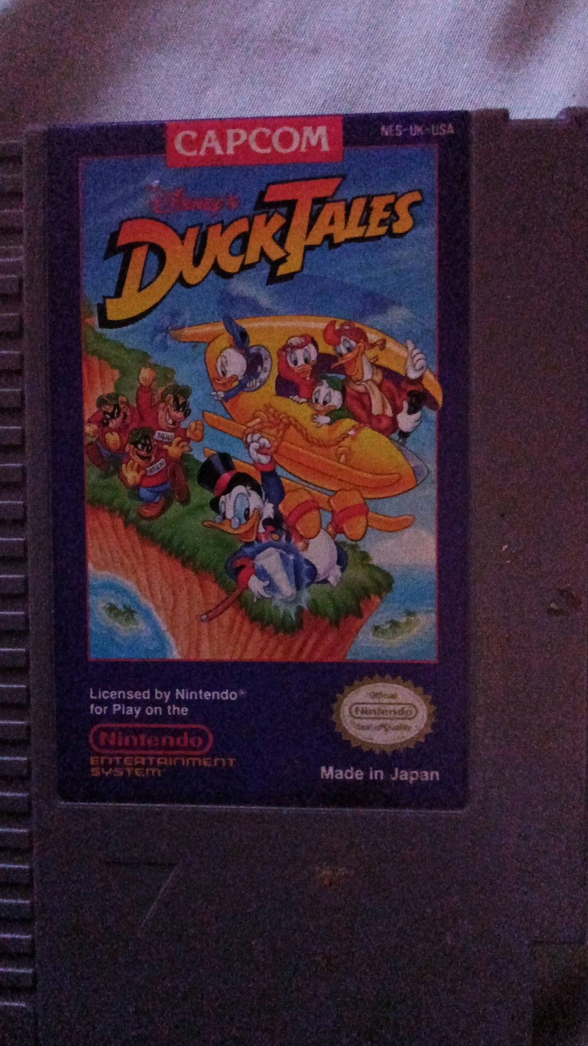 Disneys DuckTales Nintendo Game Cartridge Made By Capcom - Byrdstown, Tennessee - FleaMarketBay
