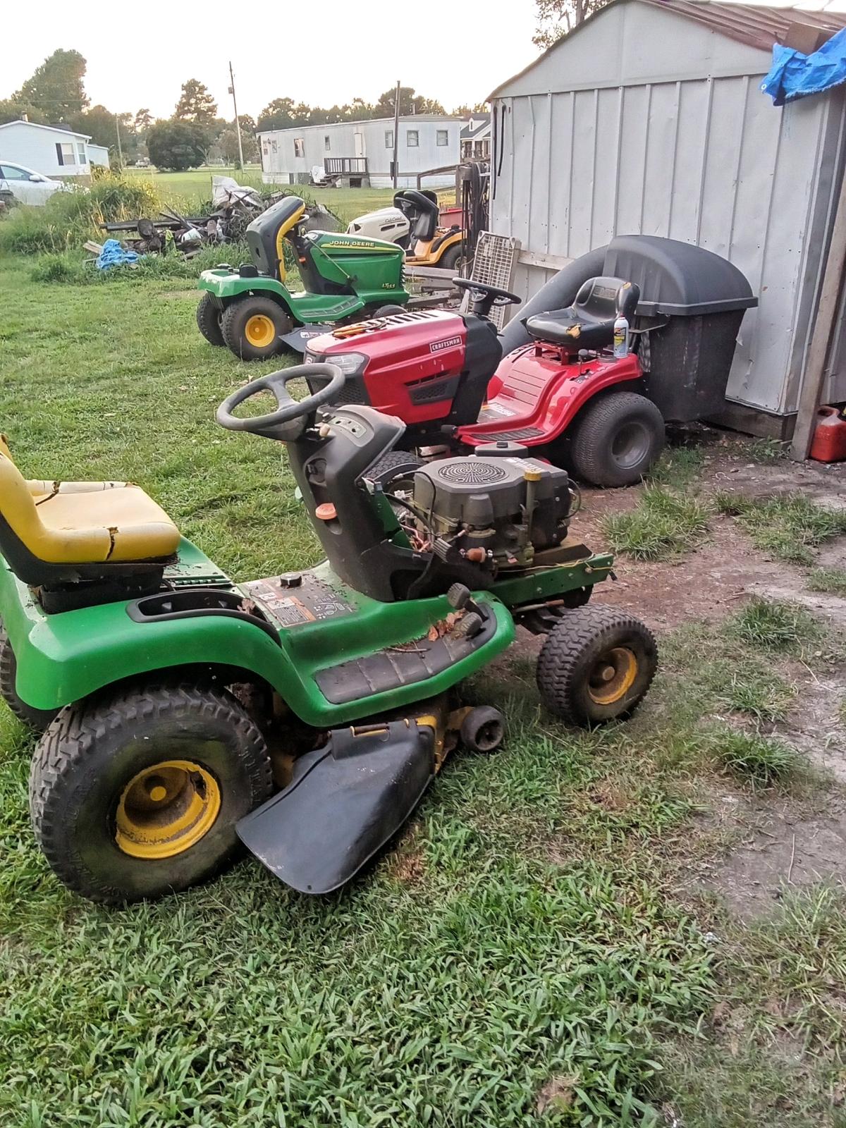 running and driving but not cutting John Deere 150 - Goldsboro, North Carolina - FleaMarketBay
