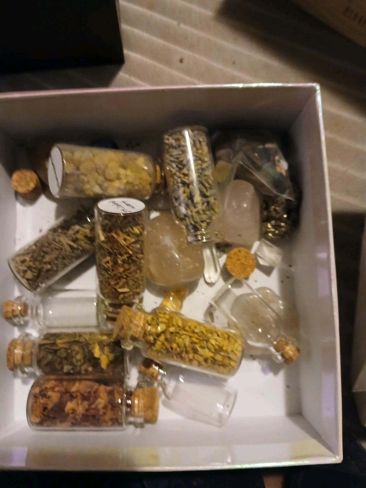 crystals lots of herbs berry teas sage - Clio, Michigan - FleaMarketBay