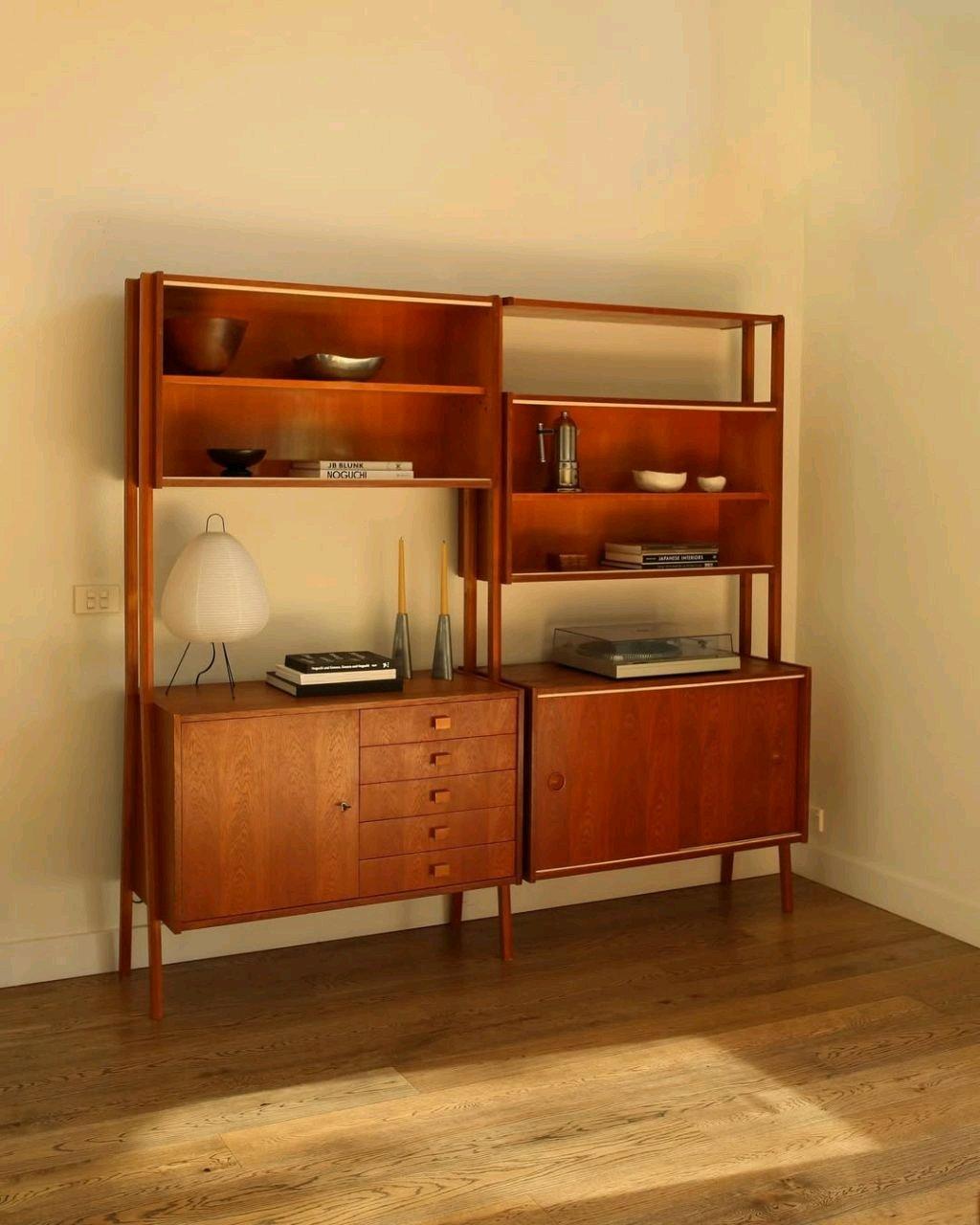 midcentury wall unit  sideboardhutch - Glenn, California - FleaMarketBay