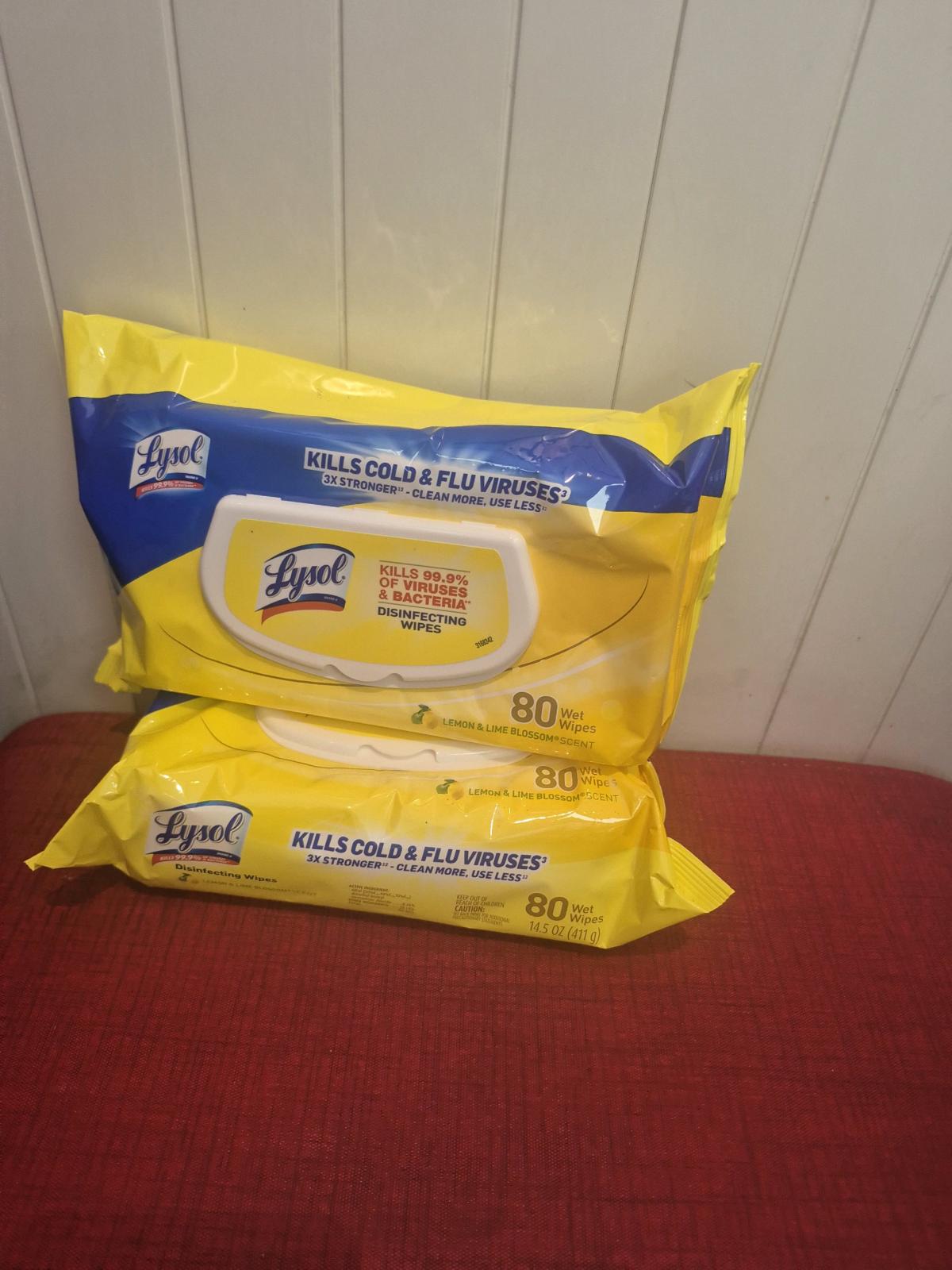 Lysol wipes brand new never been open must buy all 6 packs - Toccoa, Georgia - FleaMarketBay