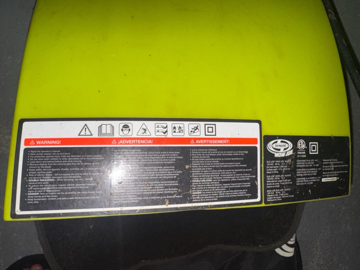 Electric Lawn Mower and String Trimmer Set - Houston, Texas - FleaMarketBay