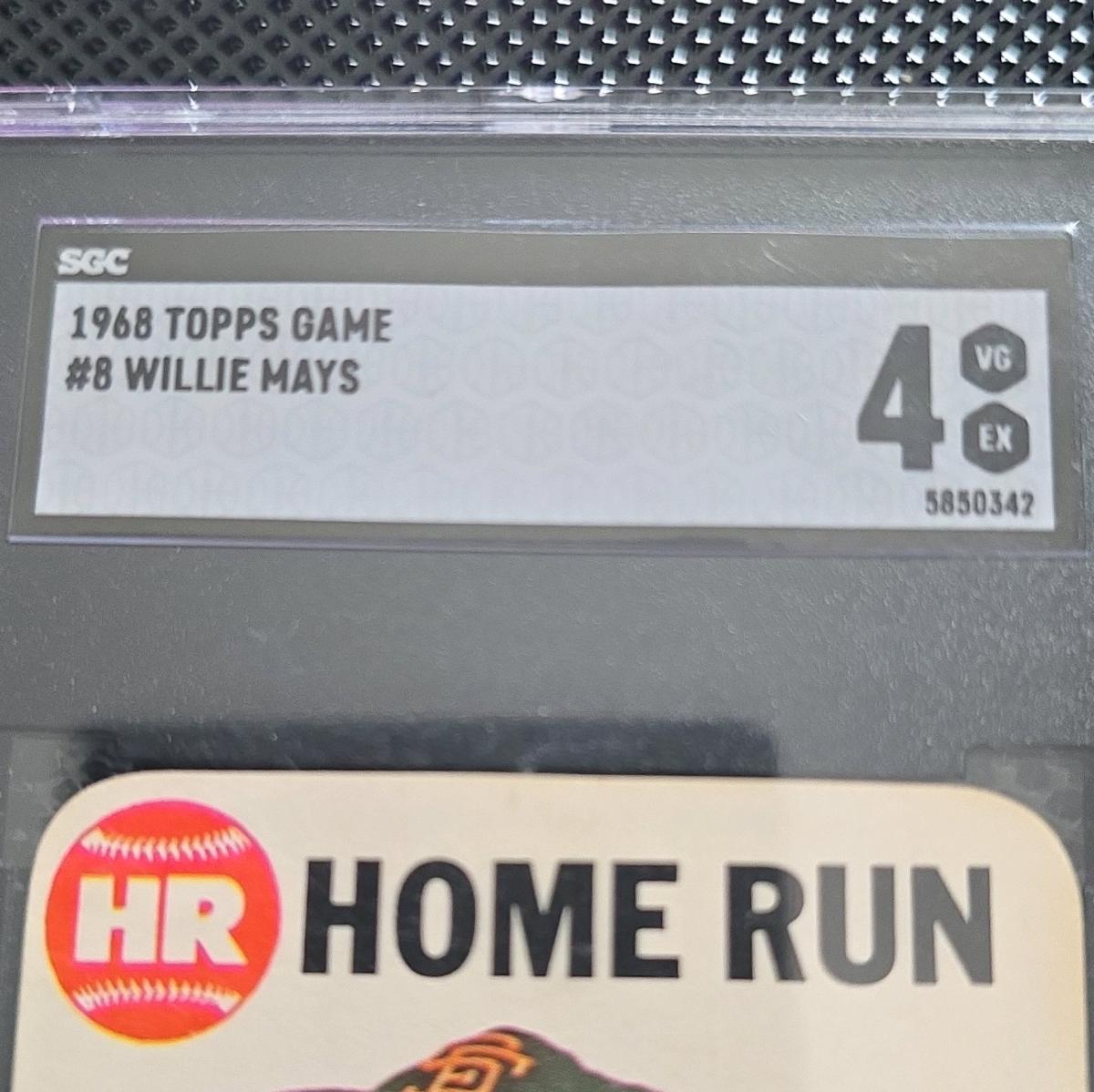 1968 Willie Mays card - Mora, Minnesota - FleaMarketBay