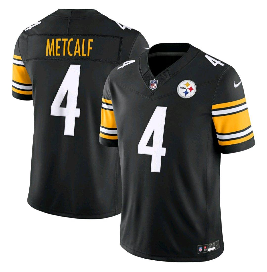 New DK Metcalf Pittsburgh Steelers Game Player Jersey  Black - Bethlehem, Pennsylvania - FleaMarketBay