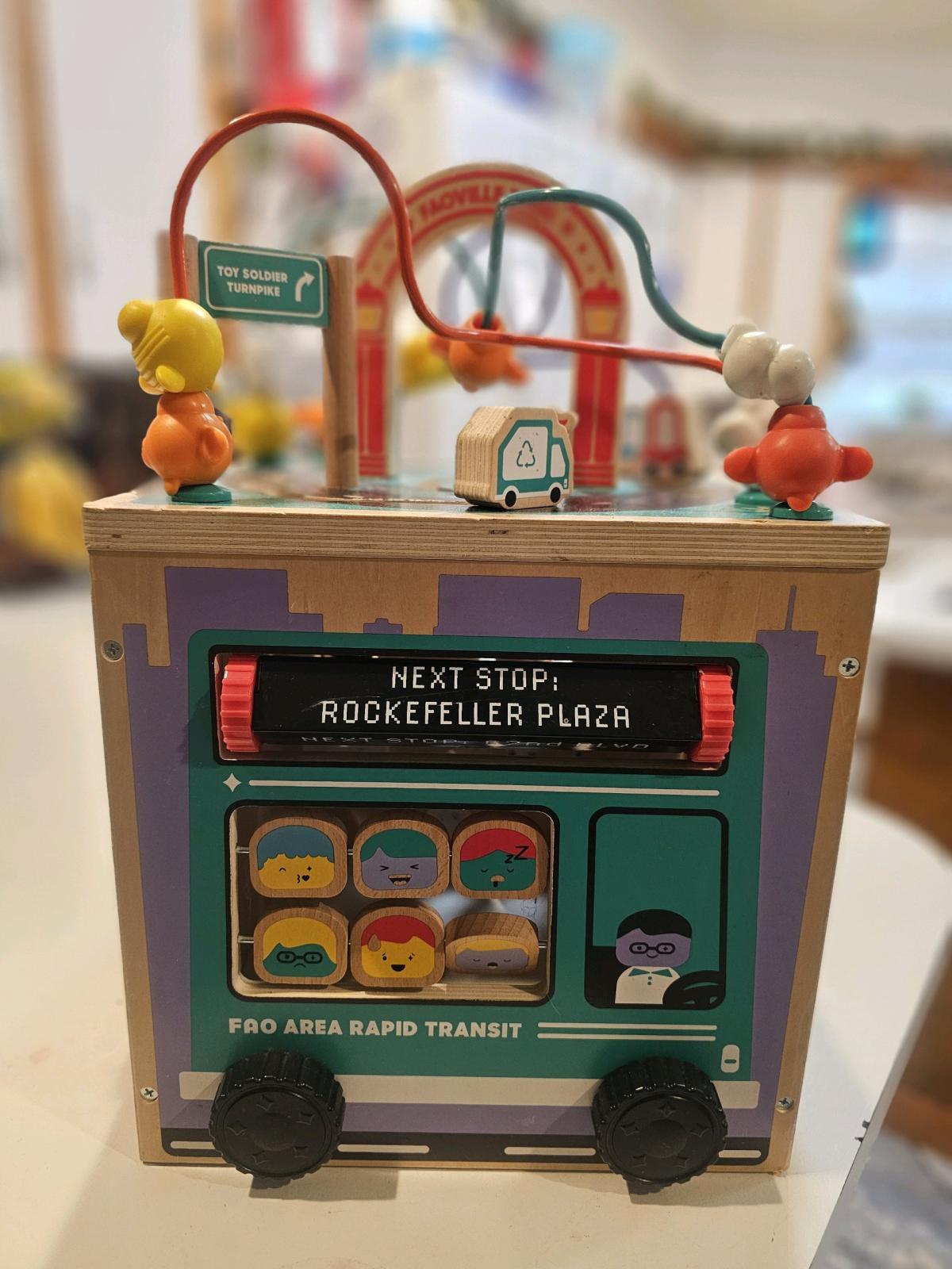 FAO Schwarz Busy City Wooden Activity Cube - Irving, Texas - FleaMarketBay