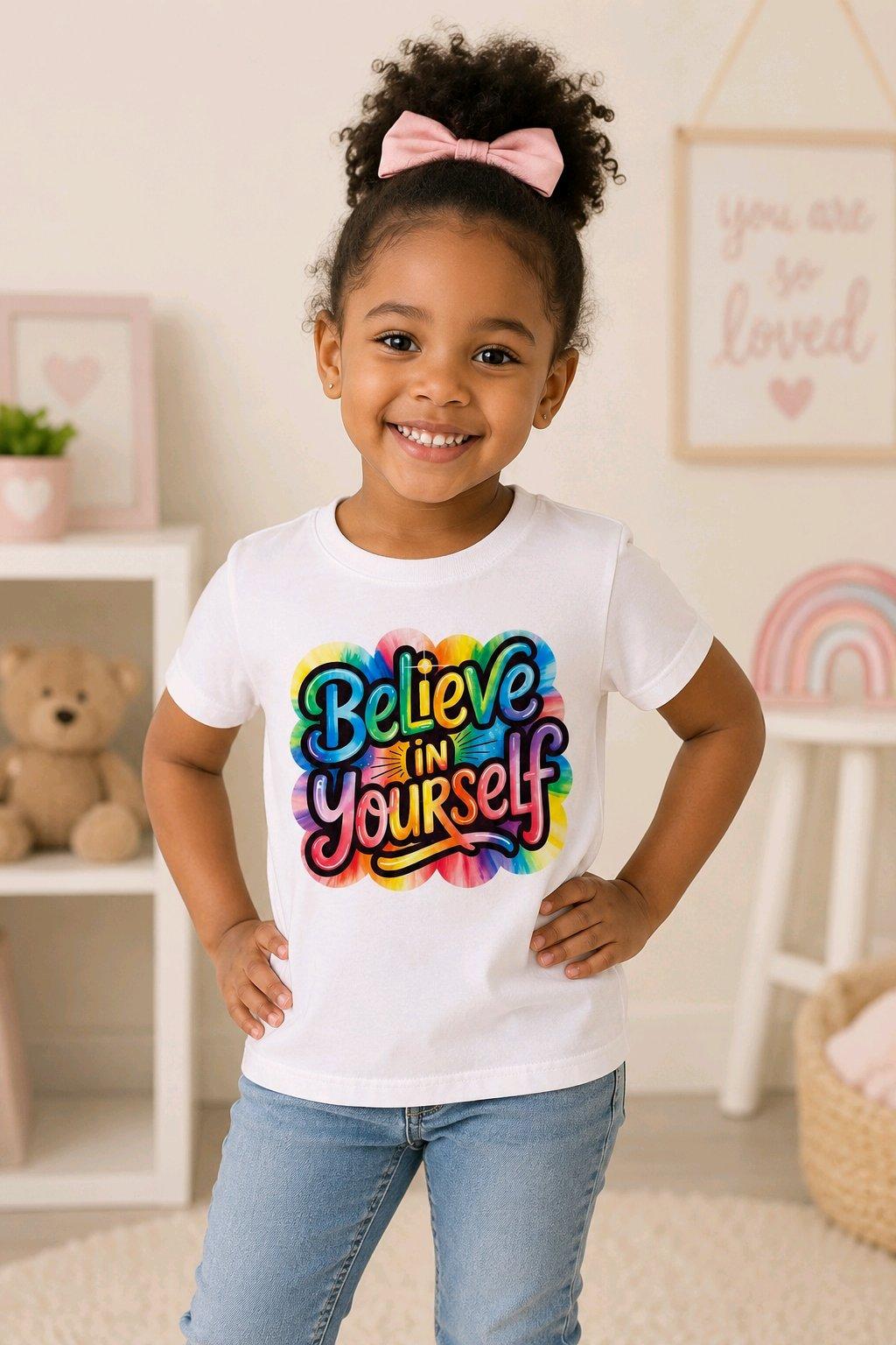 Girls Tshirt with Vibrant Quotes - Chicago, Illinois - FleaMarketBay