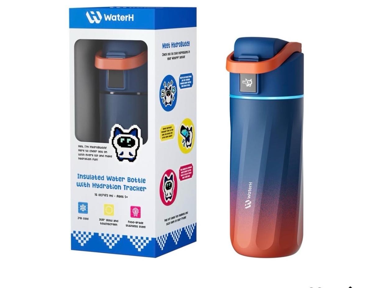 TitleInsulated Water Bottle with Hydration Tracker  Reusable - Los Angeles, California - FleaMarketBay