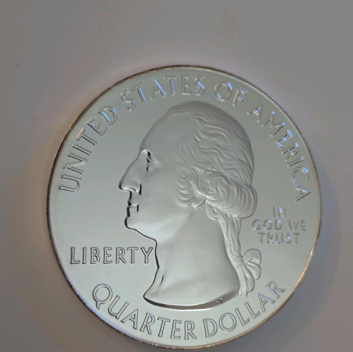 5oz silver minted as quarter dollar - Mora, Minnesota - FleaMarketBay