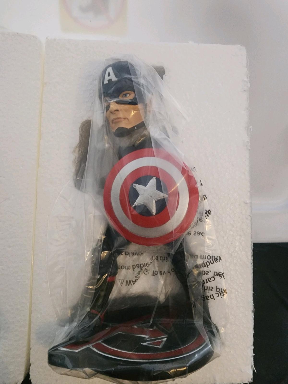 NECA Age of Ultron Capitan America Bobble Heade Figure - Ozone Park, New York - FleaMarketBay