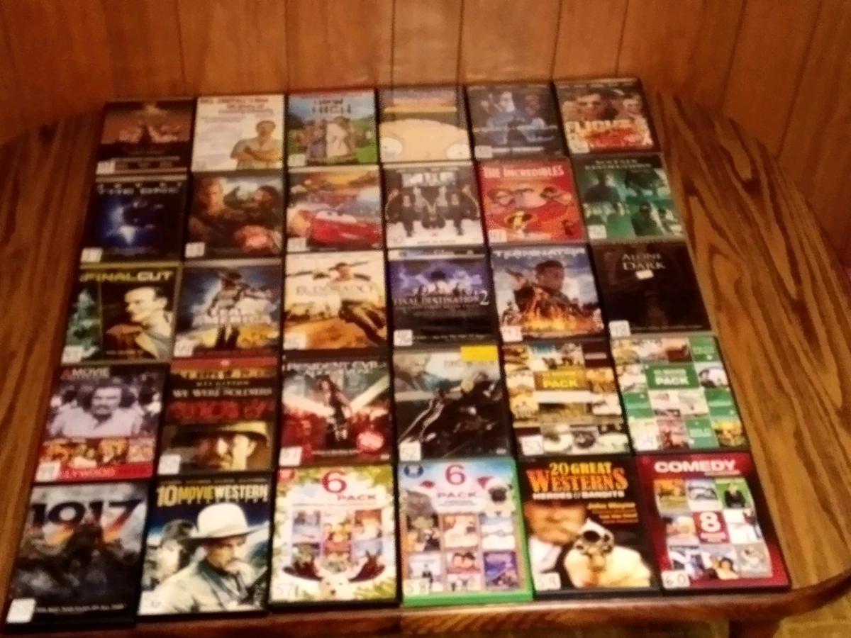 DVD and BluRay Movies - Moundsville, West Virginia - FleaMarketBay