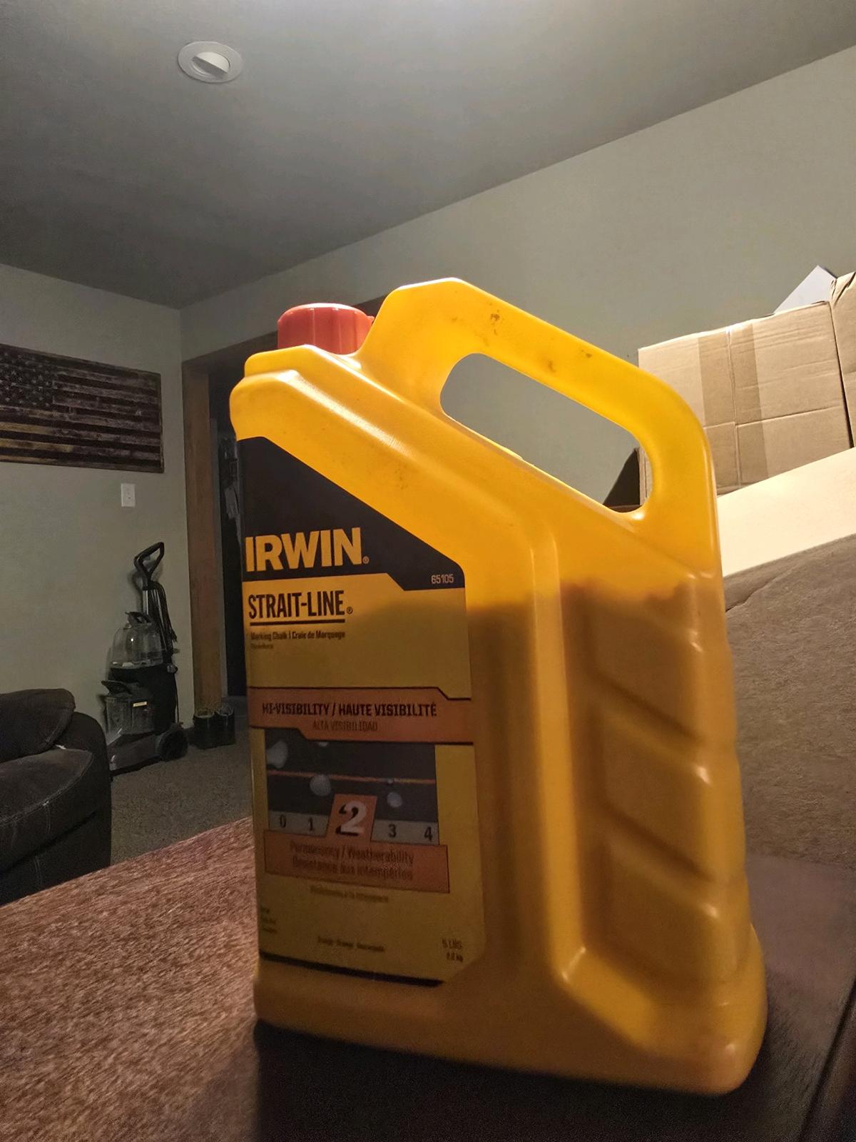 Irwin 5lb Orange Marking Chalk  HART Chain Lubricant Bundle - Sulphur, Oklahoma - FleaMarketBay
