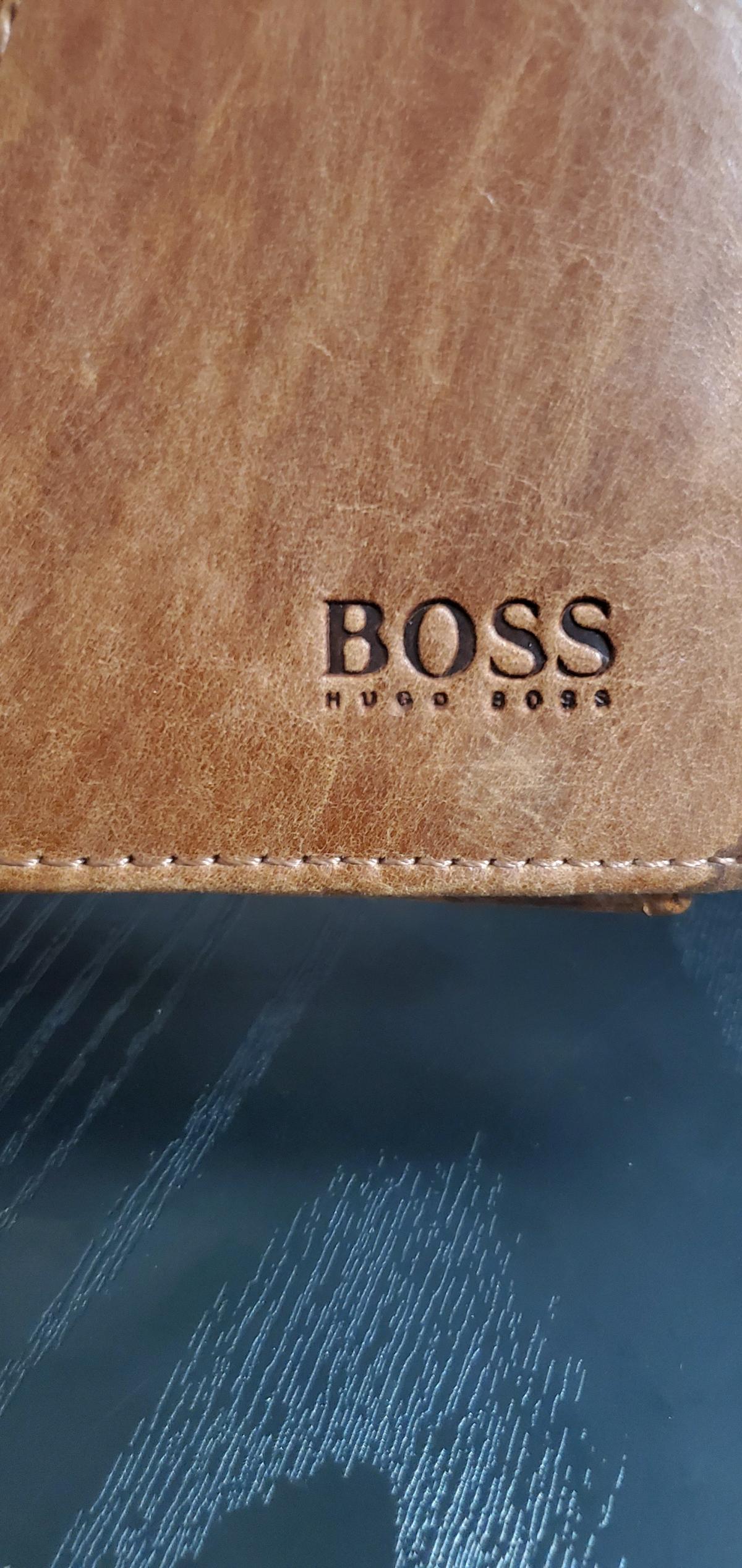 brown leather long bifold or trifold wallet - Ozone Park, New York - FleaMarketBay