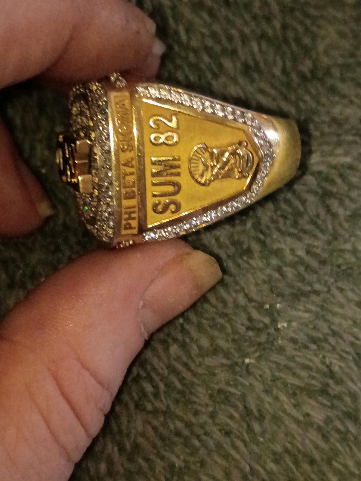 Vintage Phi Beta Sigma  925 Sterling Silver Fraternity Ring - Cleveland, Ohio - FleaMarketBay