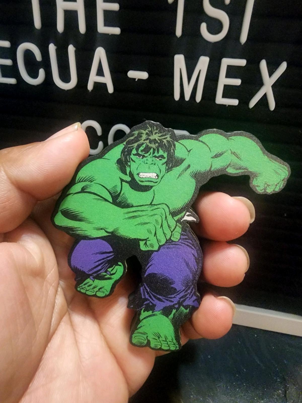 Marvel Comics The Incredible Hulk Retro Cout Out  Magnet - Ozone Park, New York - FleaMarketBay