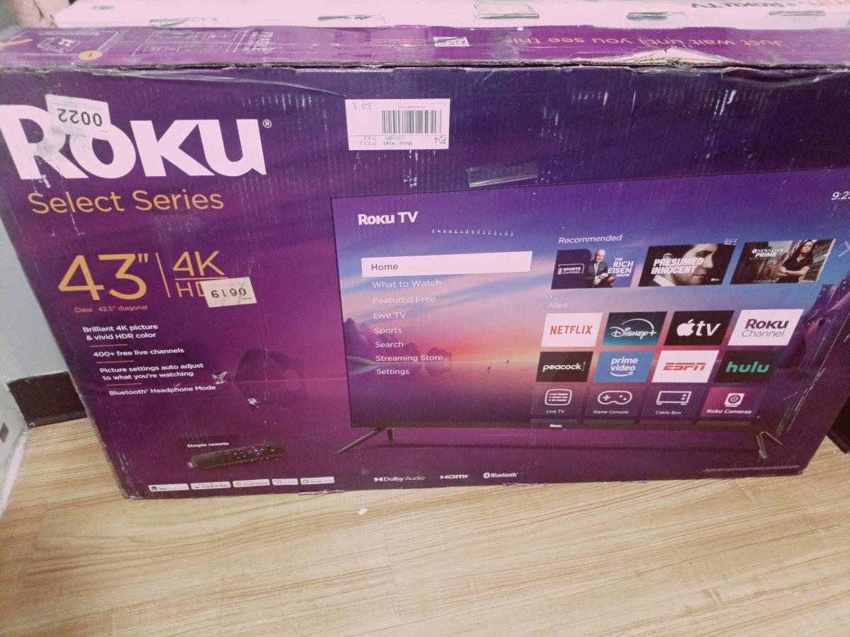 roku 43in 4k smart TVs in original box - Fairborn, Ohio - FleaMarketBay