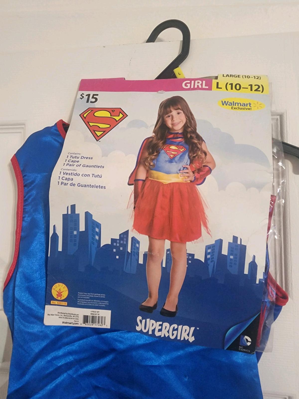 Rubies DC Comics Supergirl Child Costume Size S 4 6 M8 10 L - Ozone Park, New York - FleaMarketBay