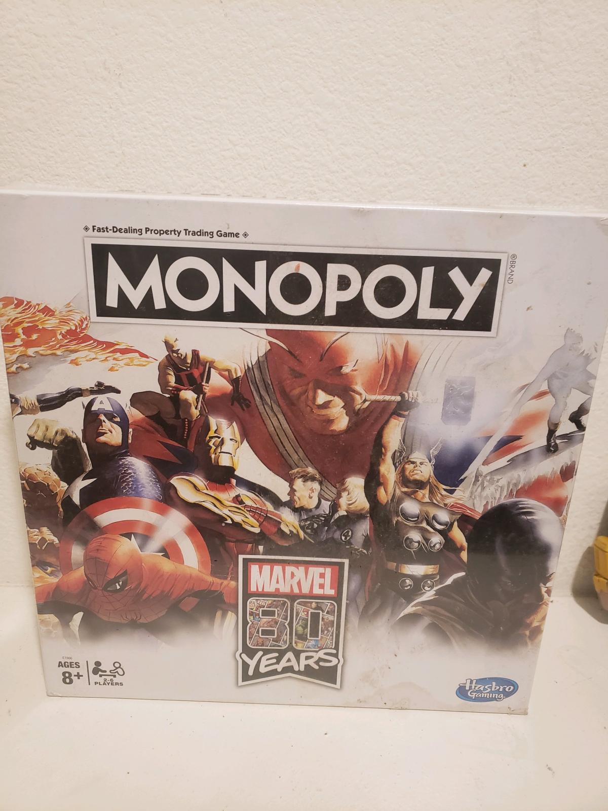 Monopoly board game marvel 80 years - Calimesa, California - FleaMarketBay