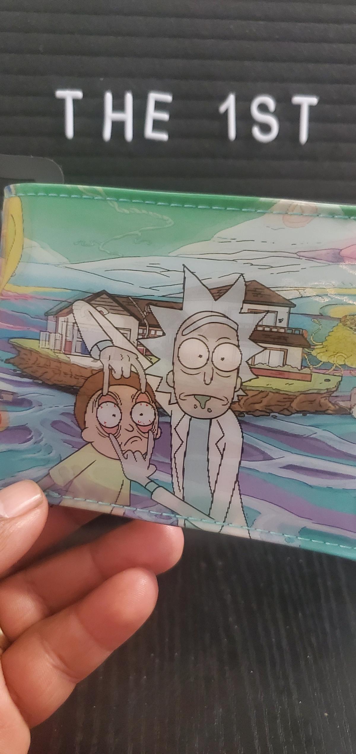 Rick and Morty BiFold Wallet - Ozone Park, New York - FleaMarketBay