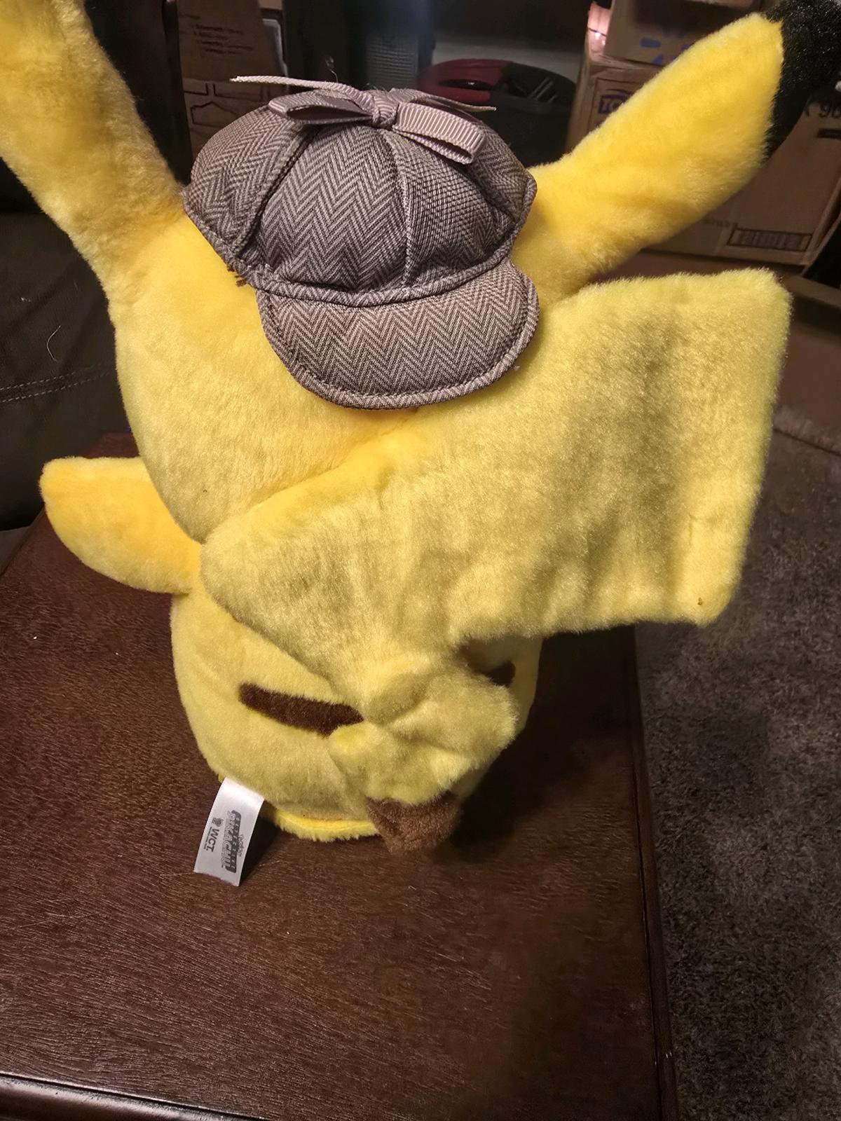 Detective Pikachu Plush Plushie  Pokemon Stuffed Animal - Sulphur, Oklahoma - FleaMarketBay