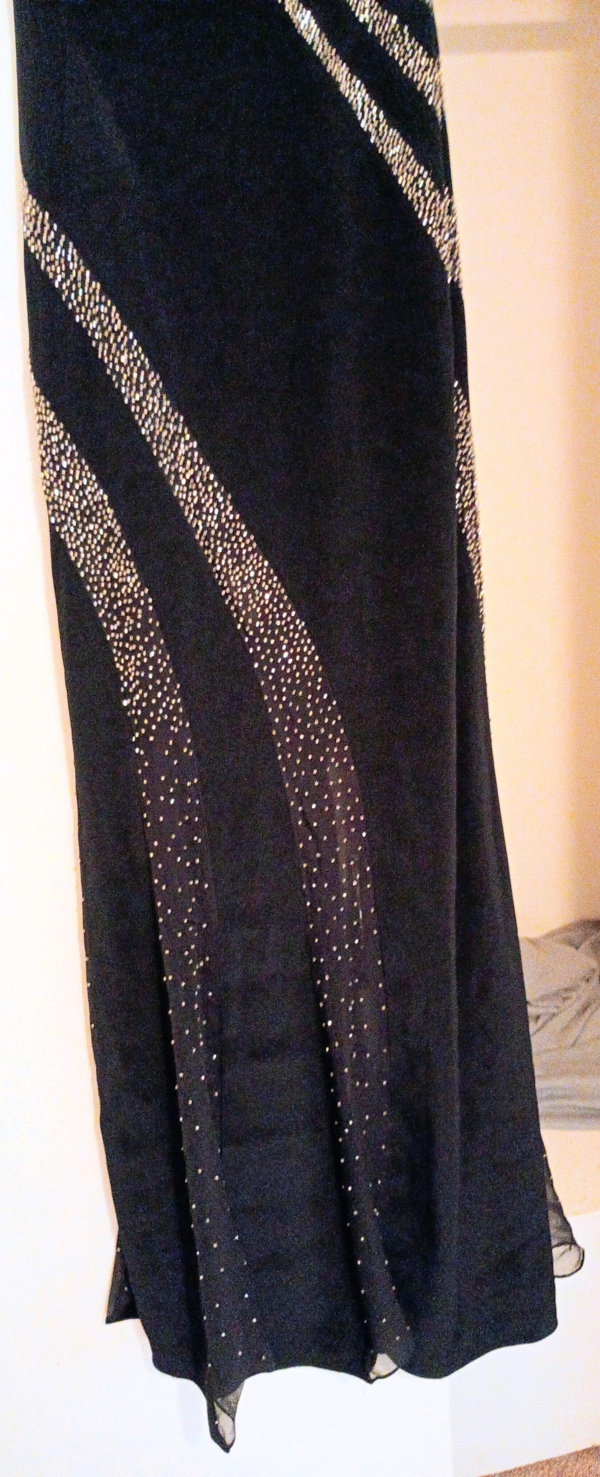 Vintage Y2K Tiffany Designs 100 Silk Rhinestone Gown sz 4 - Nederland, Texas - FleaMarketBay