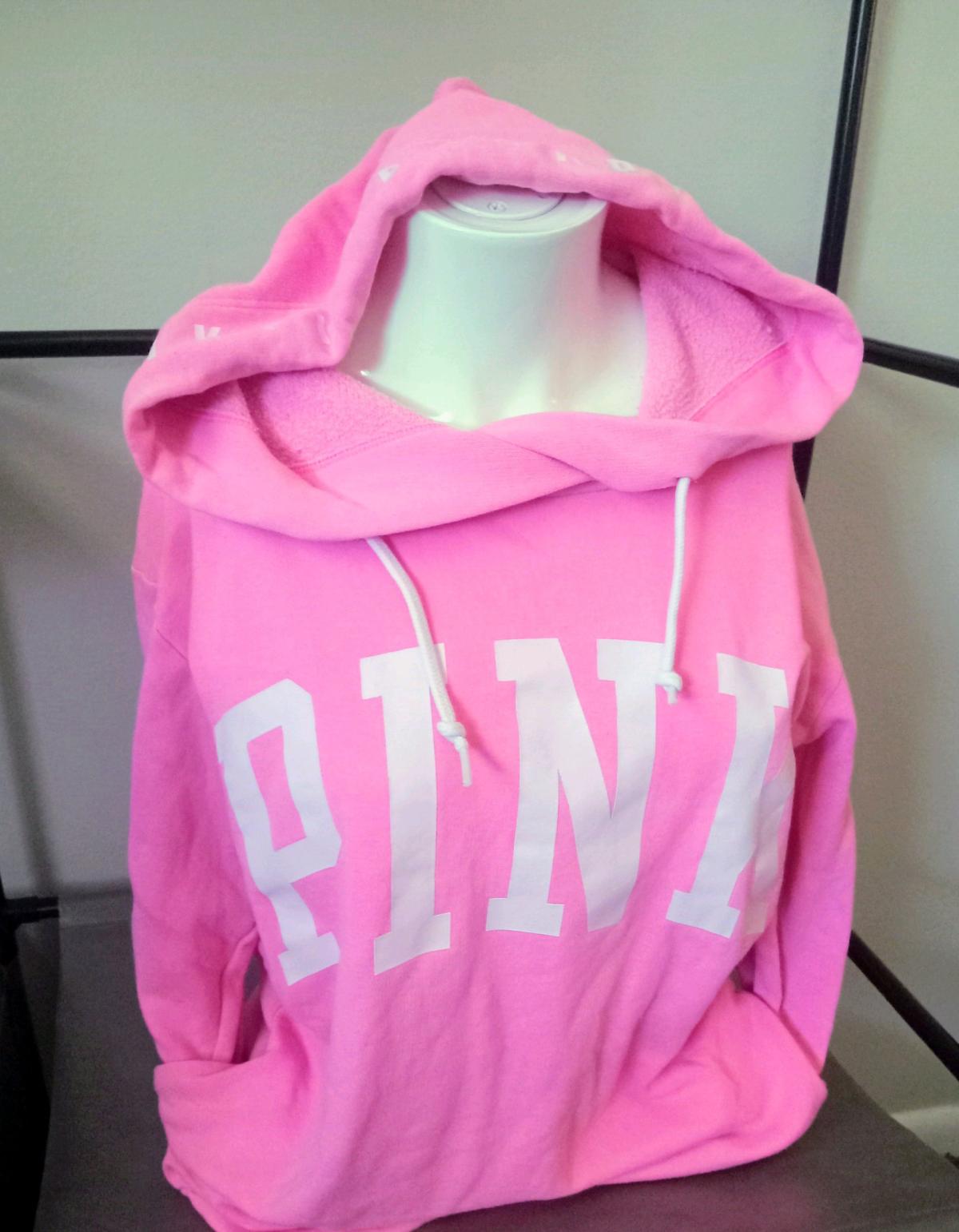 Victorias Secret PINK Campus Hoodie Surfer Hot Pink XS - Clarendon Hills, Illinois - FleaMarketBay