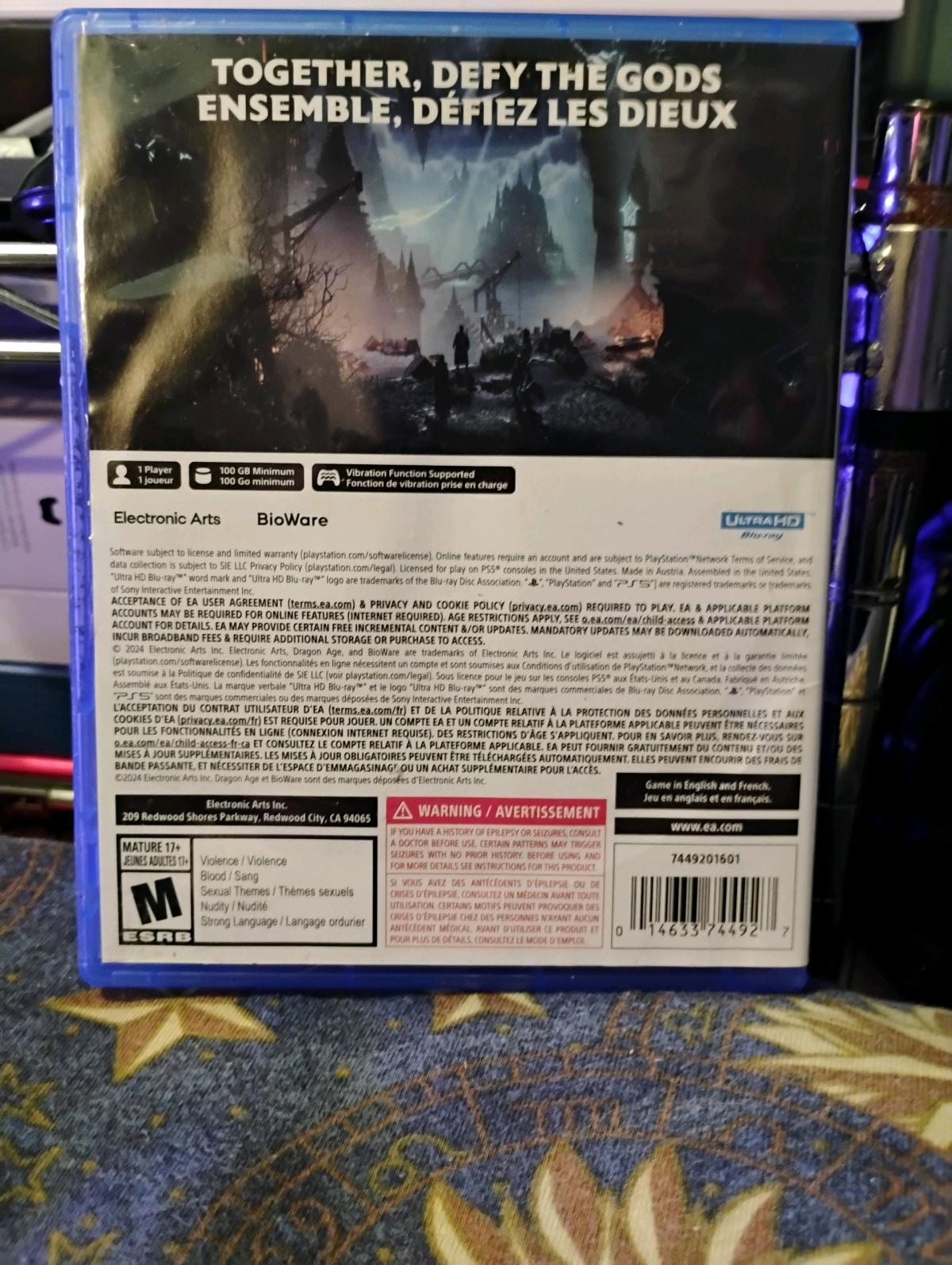 PS5 GAME DRAGON AGE THE VEILGUARD - Port Charlotte, Florida - FleaMarketBay
